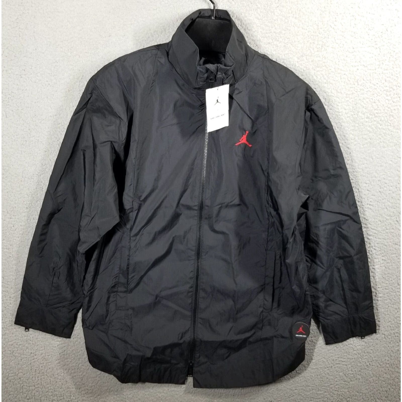 Jordan Brand Jordan x Nina Chanel Abney Women's M Jacket Black University Red Nike DO4152-010 Size M / US 6-8 / IT 42-44 - 2 Thumbnail
