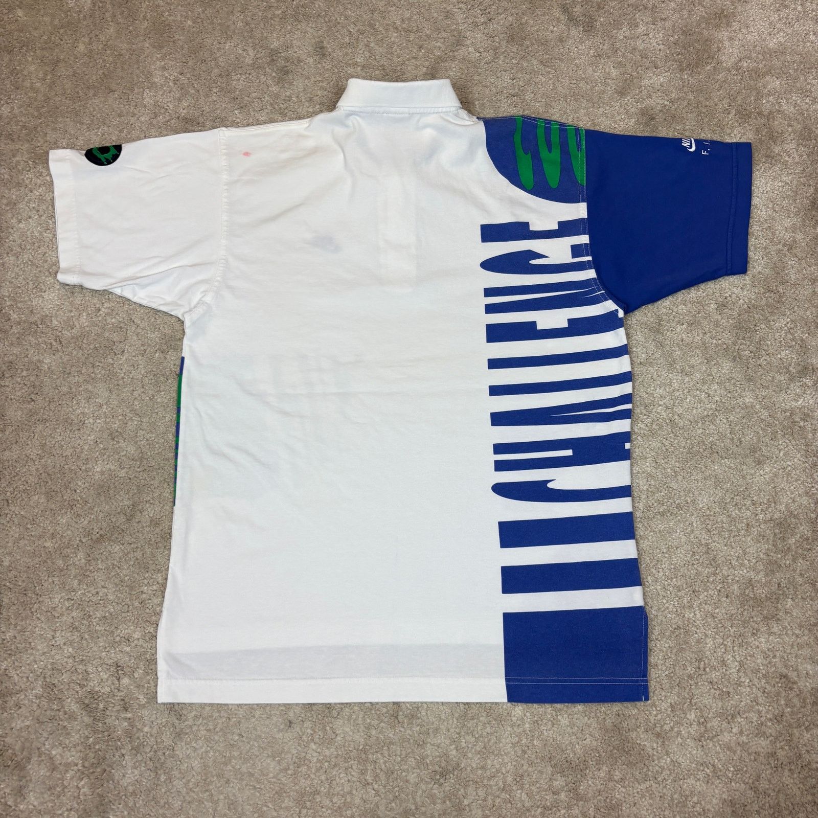 Nike VTG 90s Nike Challenge Court Tennis Polo Shirt Men's Medium Size US M / EU 48-50 / 2 - 4 Thumbnail
