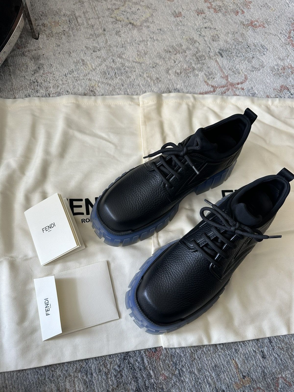 Fendi Fendi Leather Derbies size 8 US Size US 8 / EU 41 - 9 Thumbnail
