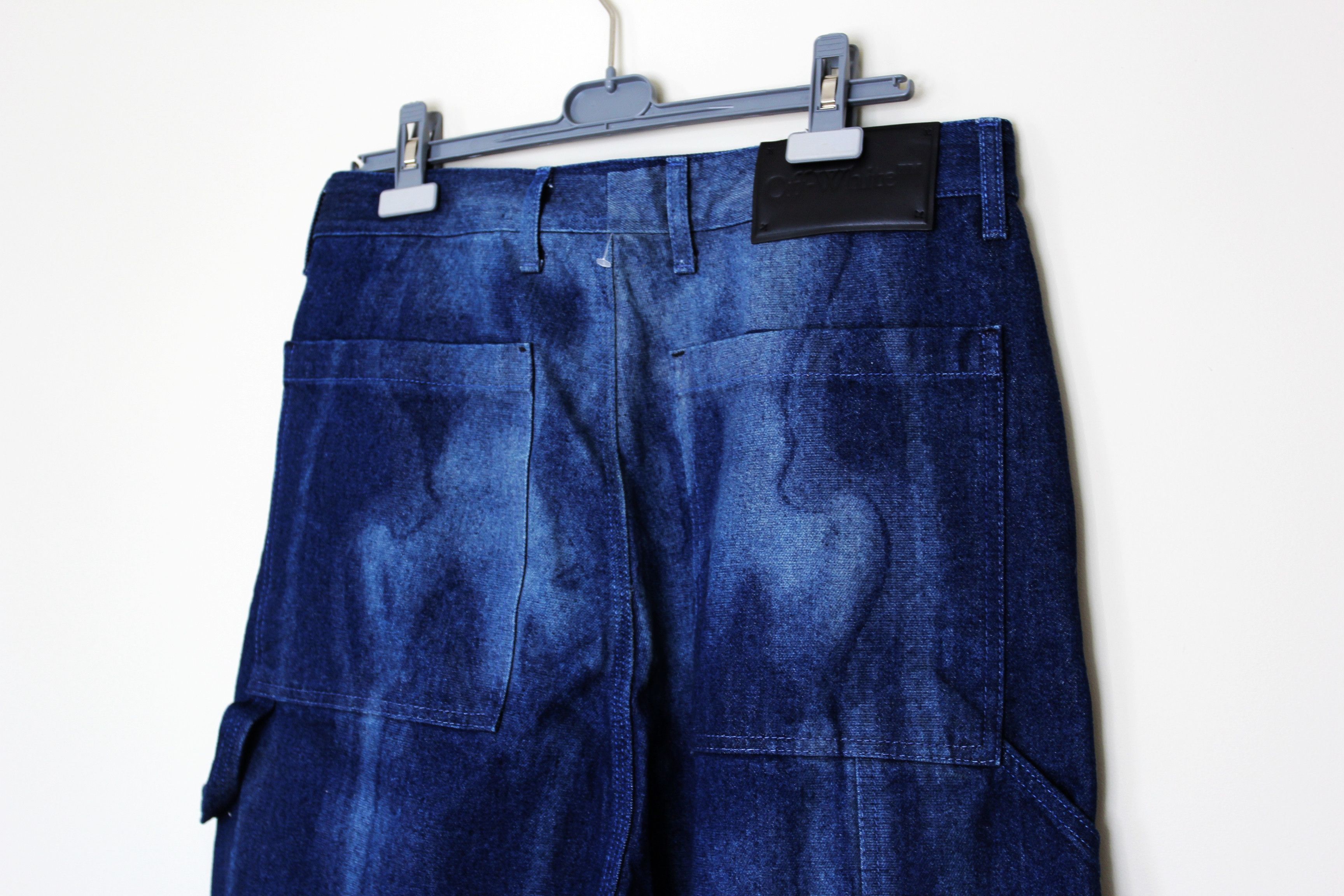 Off-White BNWT AW23 OFF-WHITE BODY SCAN DENIM JEANS 34 Size US 34 / EU 50 - 6 Thumbnail