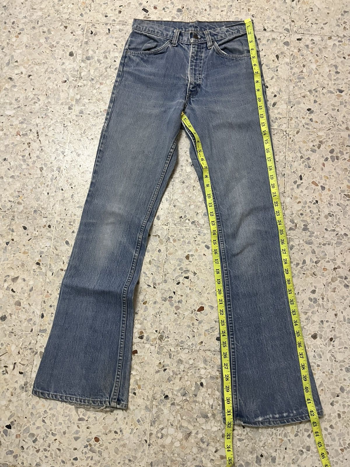 Levi's Vintage 70s levis 646 bell bottom light blue wash Size US 28 / EU 44 - 15 Thumbnail