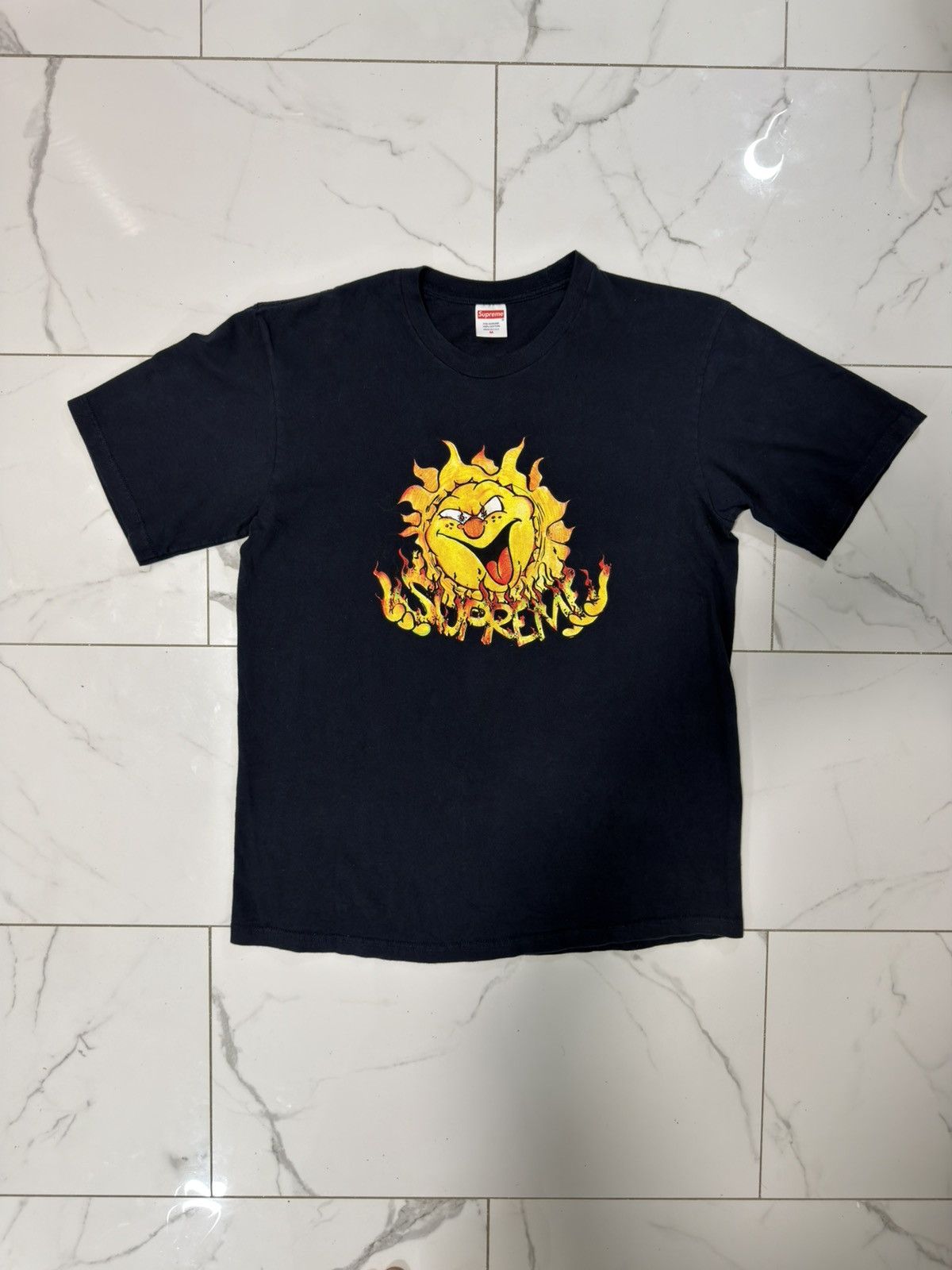 Supreme Sun Tee Navy FW20