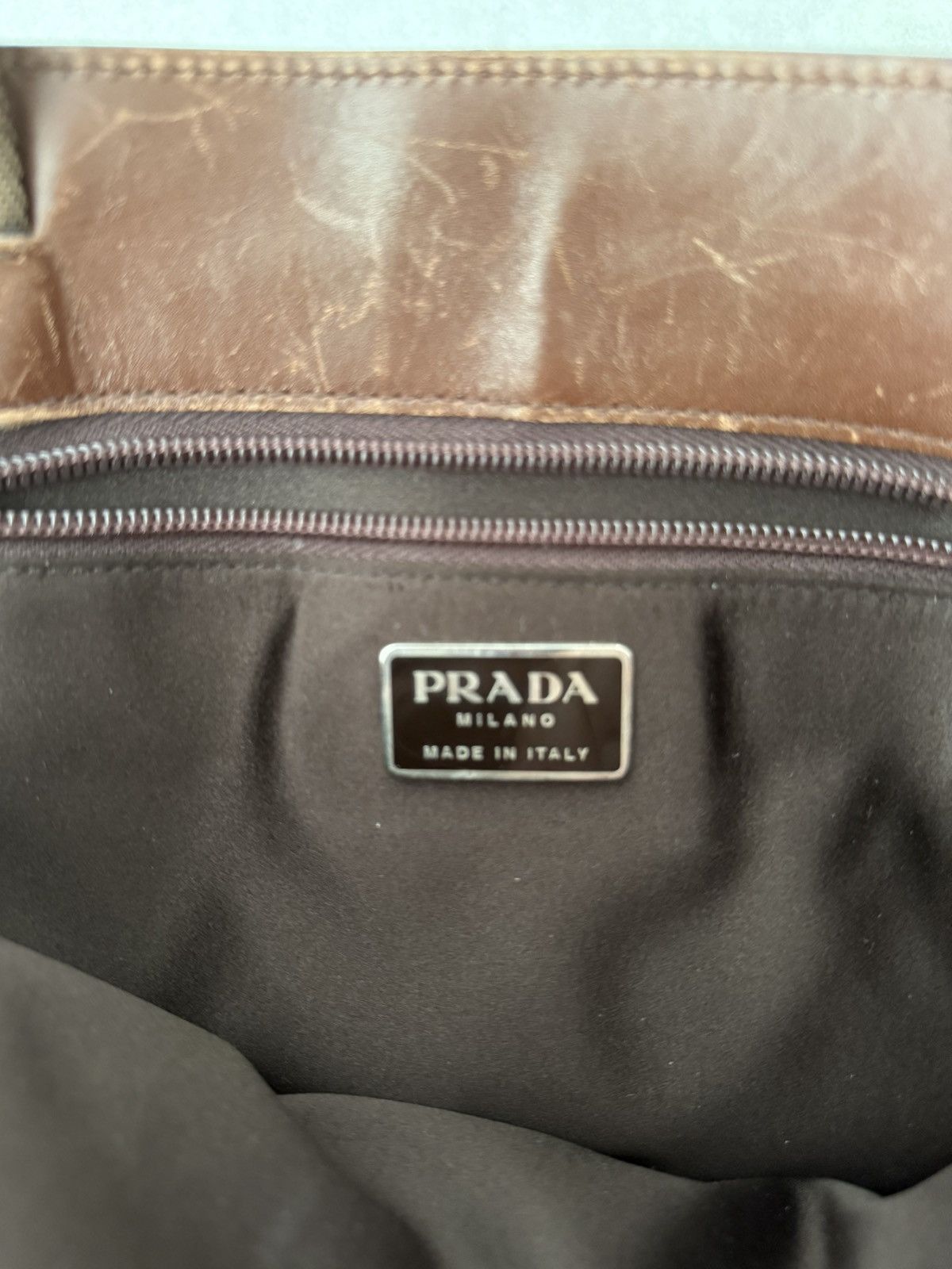 Prada Prada Vintage handle Bag – Smooth Leather, Brown Size ONE SIZE - 3 Thumbnail