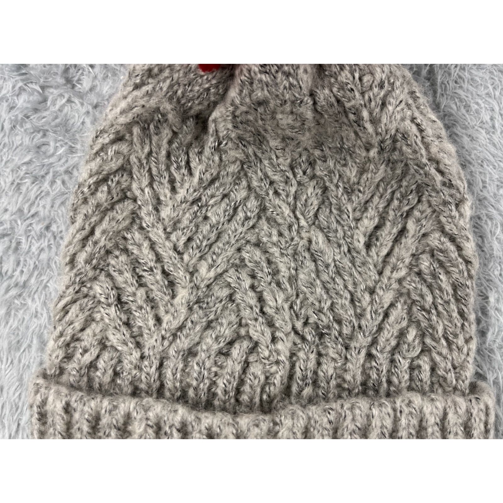 Vintage BeNIEe Toque Womens Beanie Knit Acrylic Polyester Gray One Size Ski Outdoor Adjustable Lightweight Winter Women Size ONE SIZE - 2 Thumbnail