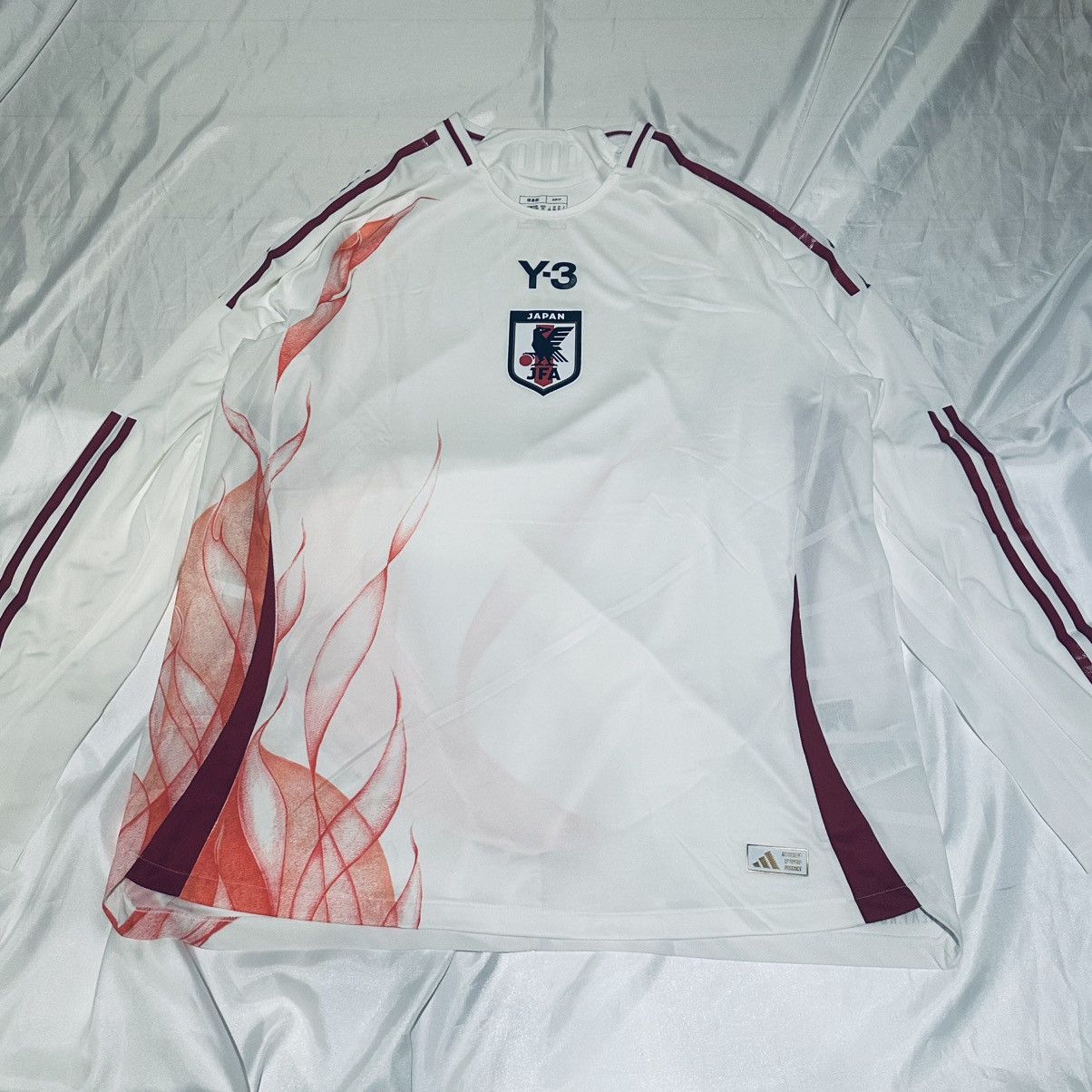 Y-3 Adidas Y-3 Japan National Soccer Team 2024 Away Authentic Size US XXL / EU 58 / 5 - 2 Thumbnail
