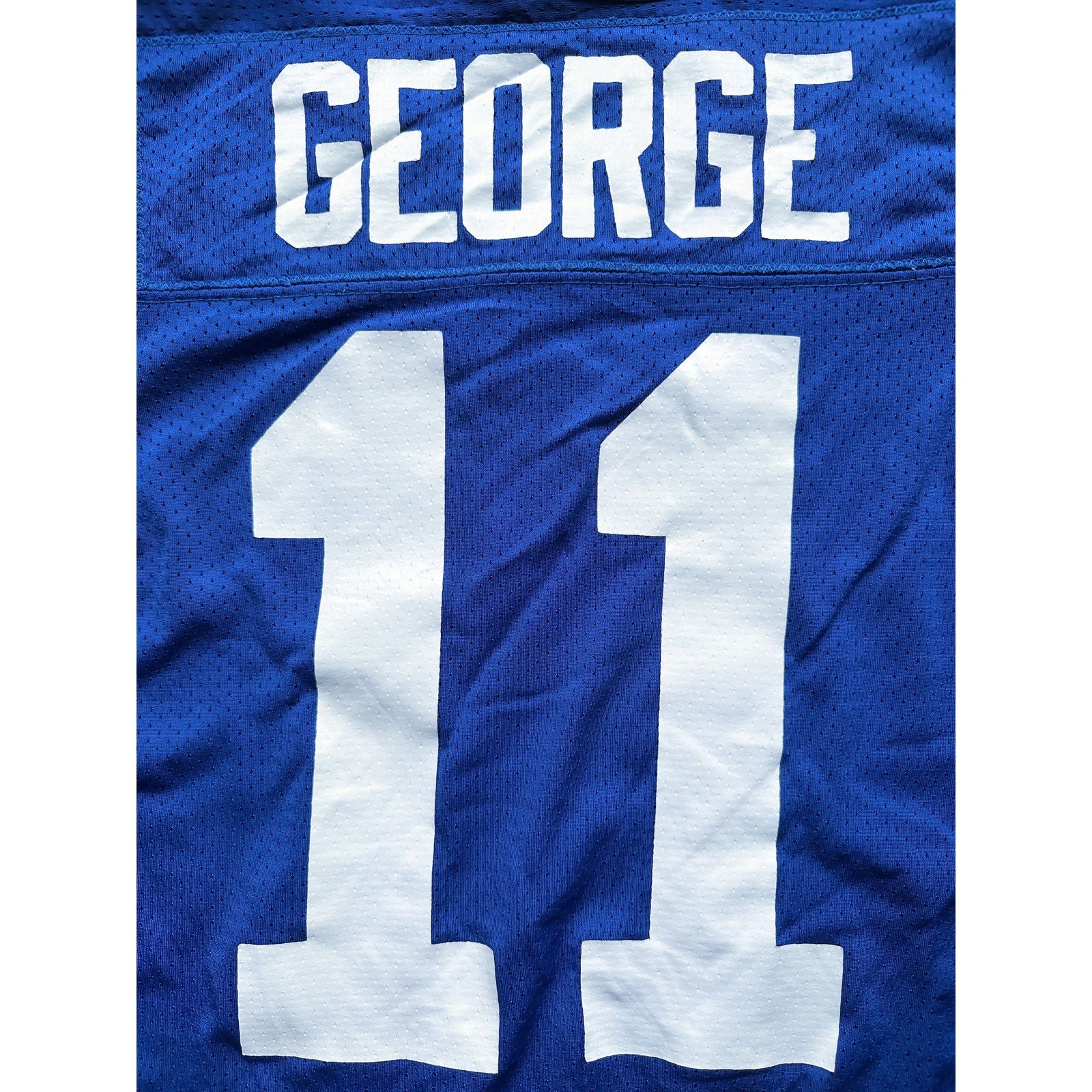 Jeff GEORGE Indianapolis Colts 90s authentic jersey 42 vtg