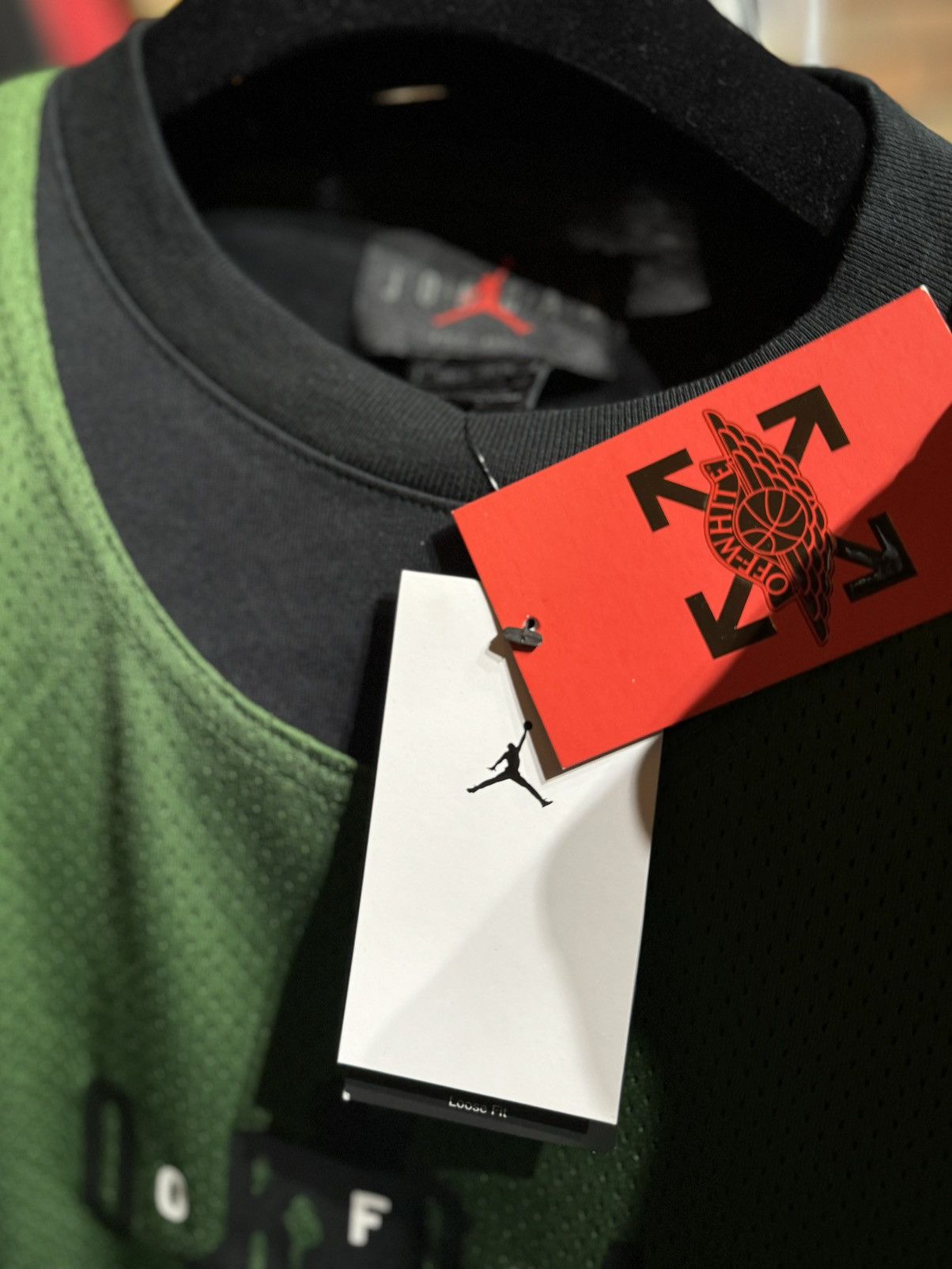 Off-White NEW OFF WHITE BOSTON MILWAUKEE X JORDAN NIKE JERSEY TEE SZ S Size US S / EU 44-46 / 1 - 5 Thumbnail
