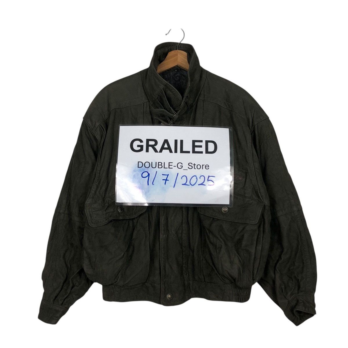 Japanese Brand 📌Vintage Leather Jacket Blanket Unbranded Jpn Issey Miyake Size US M / EU 48-50 / 2 - 1 Thumbnail