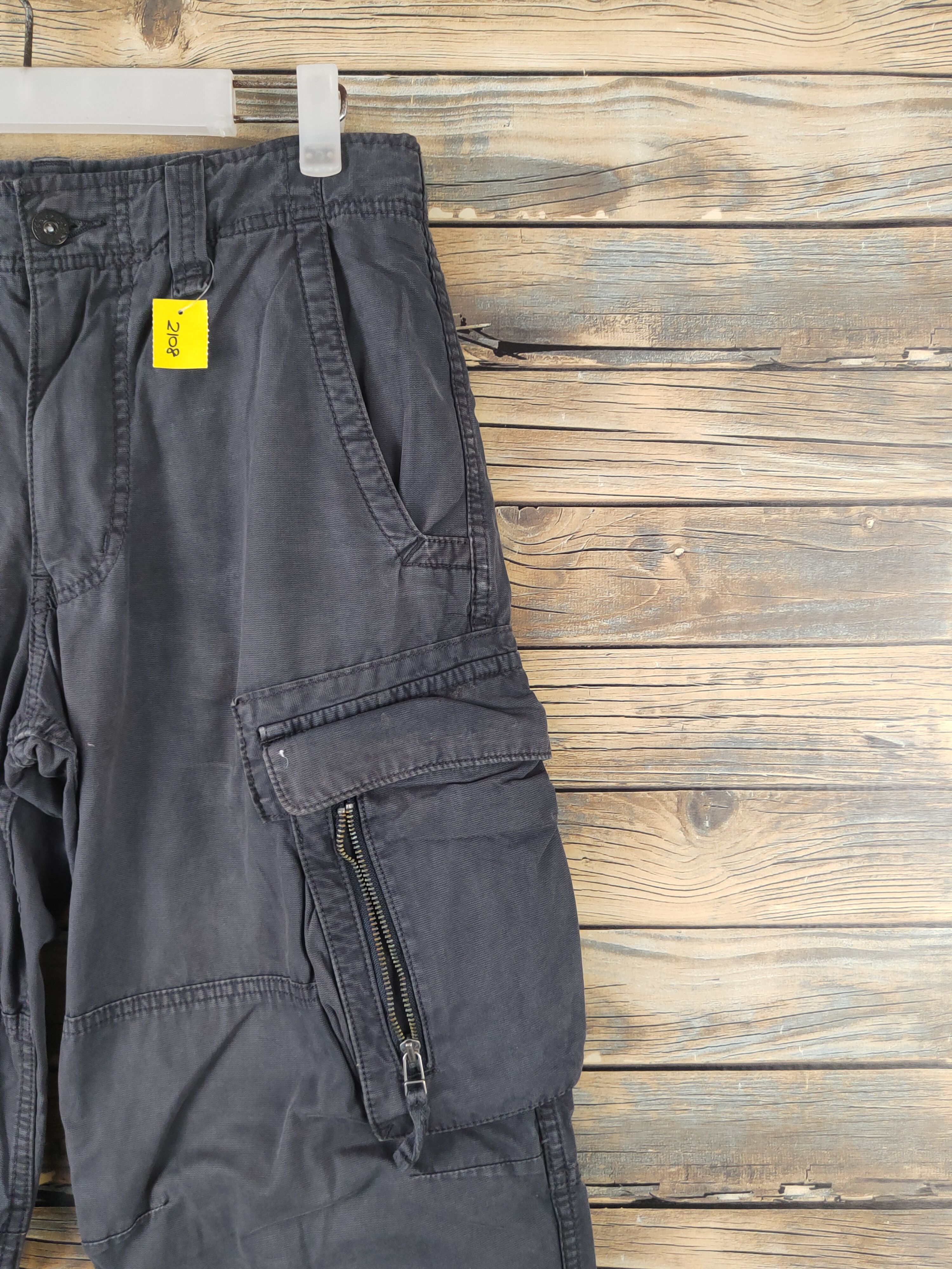 Japanese Brand DL Uniqlo Dark Gray Multipocket Cargo Pants #2108 Size US 30 / EU 46 - 5 Thumbnail