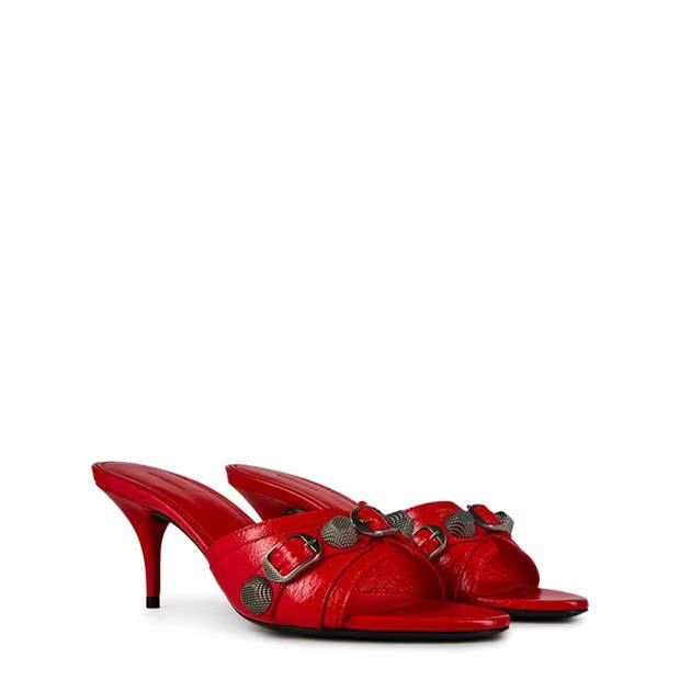 Balenciaga o1g2r1mq0924 Mules in Red Size US 6 / IT 36 - 3 Thumbnail