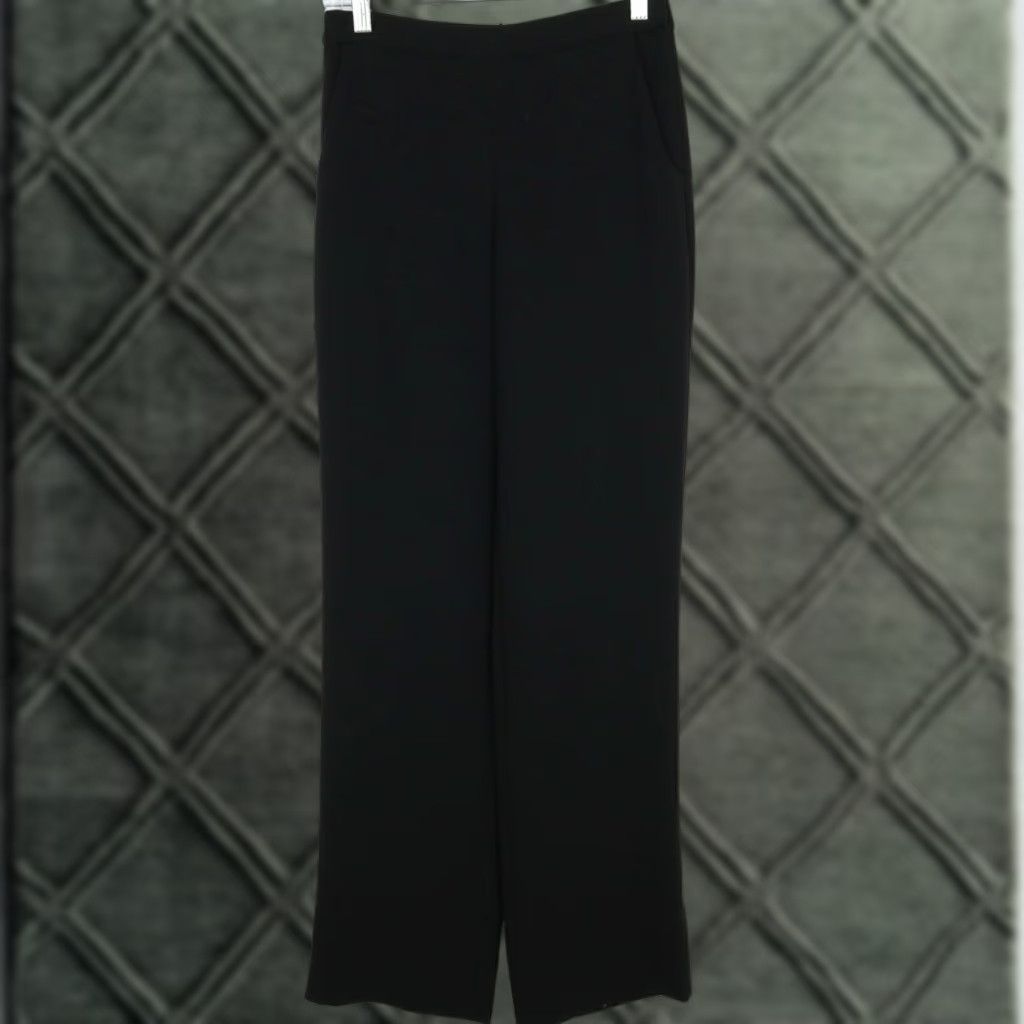 MM.LaFleur Dupont 4.0 Dress Pants Womens 0 New Black Straight Wide Leg 25