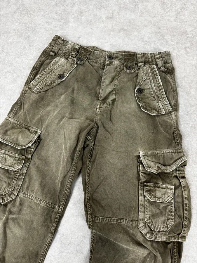 Dolce & Gabbana AW2004 Dolce & Gabbana Olive Green Multi Pockets Cargo Pants Size US 32 / EU 48 - 6 Thumbnail