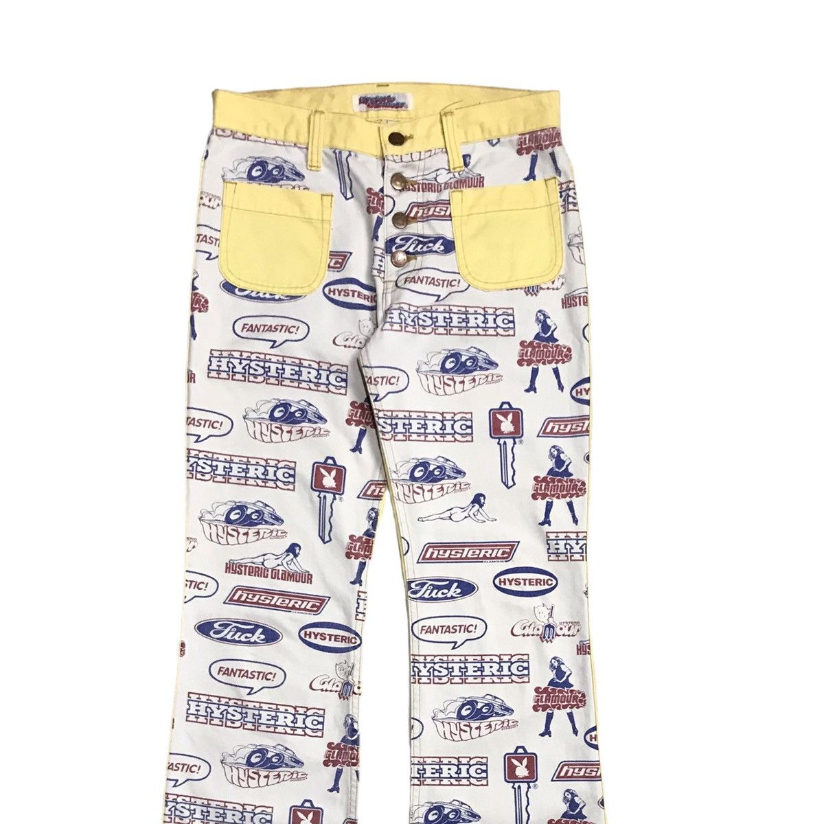 Hysteric Glamour VINTAGE HYSTERIC GLAMOUR FUCK FANTASTIC PANTS Size 28" / US 6 / IT 42 - 2 Thumbnail