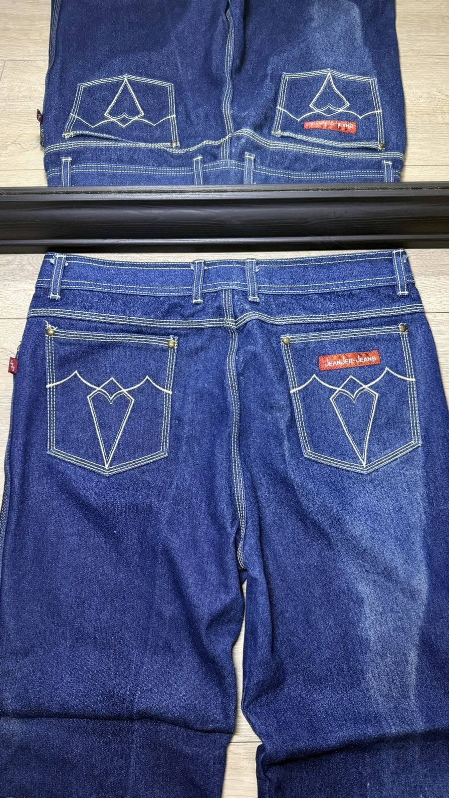 Miss Me Y2K 2000s JeanJer-Jeans Straight Legged Baggy Denim Jeans Size 33" - 3 Thumbnail