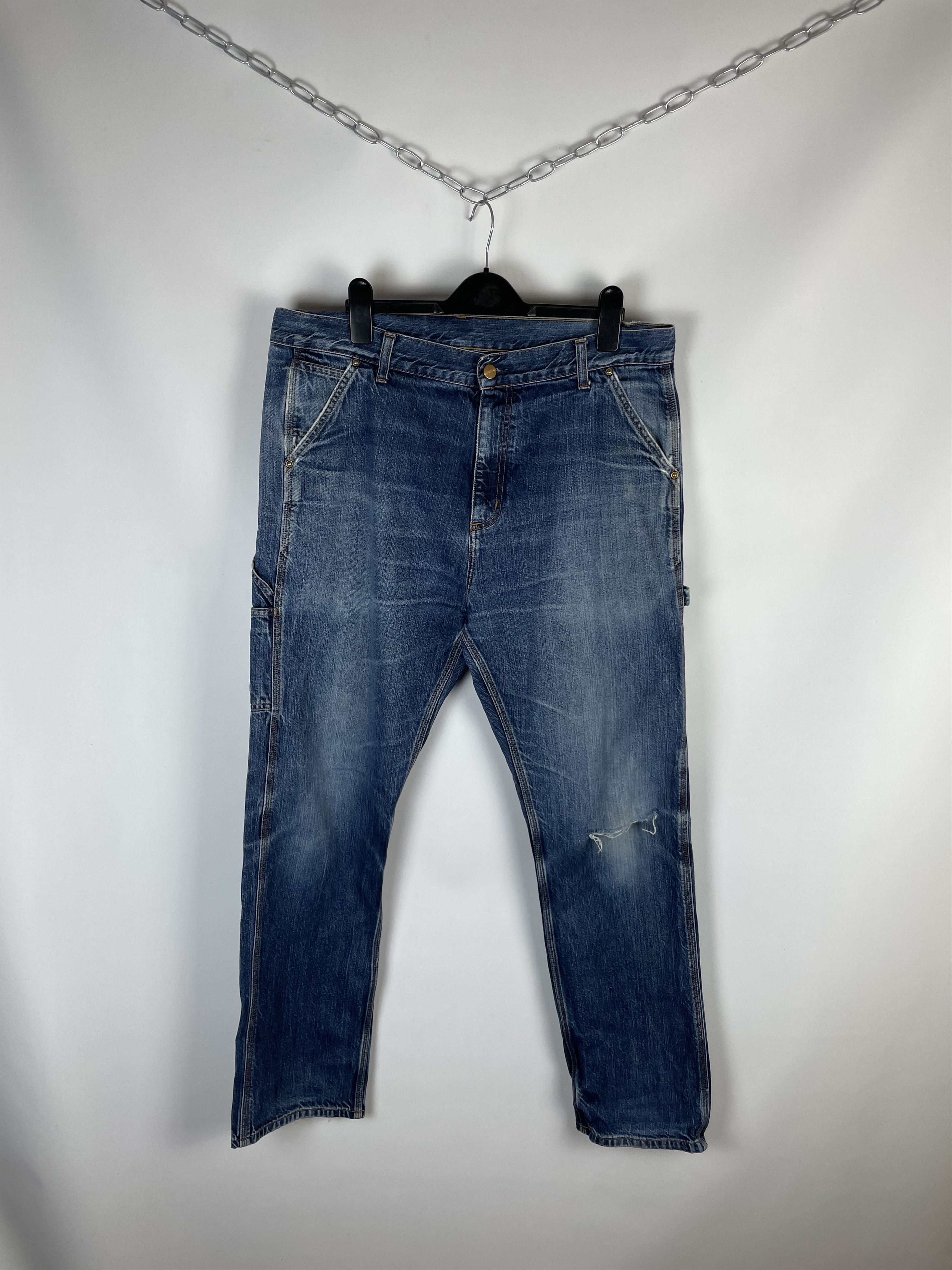 Carhartt Vintage Carhartt Double Knee Denim Pants Size US 34 / EU 50 - 7 Thumbnail