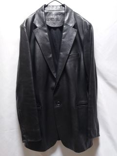 Men's Yohji Yamamoto Leather Jackets | Grailed