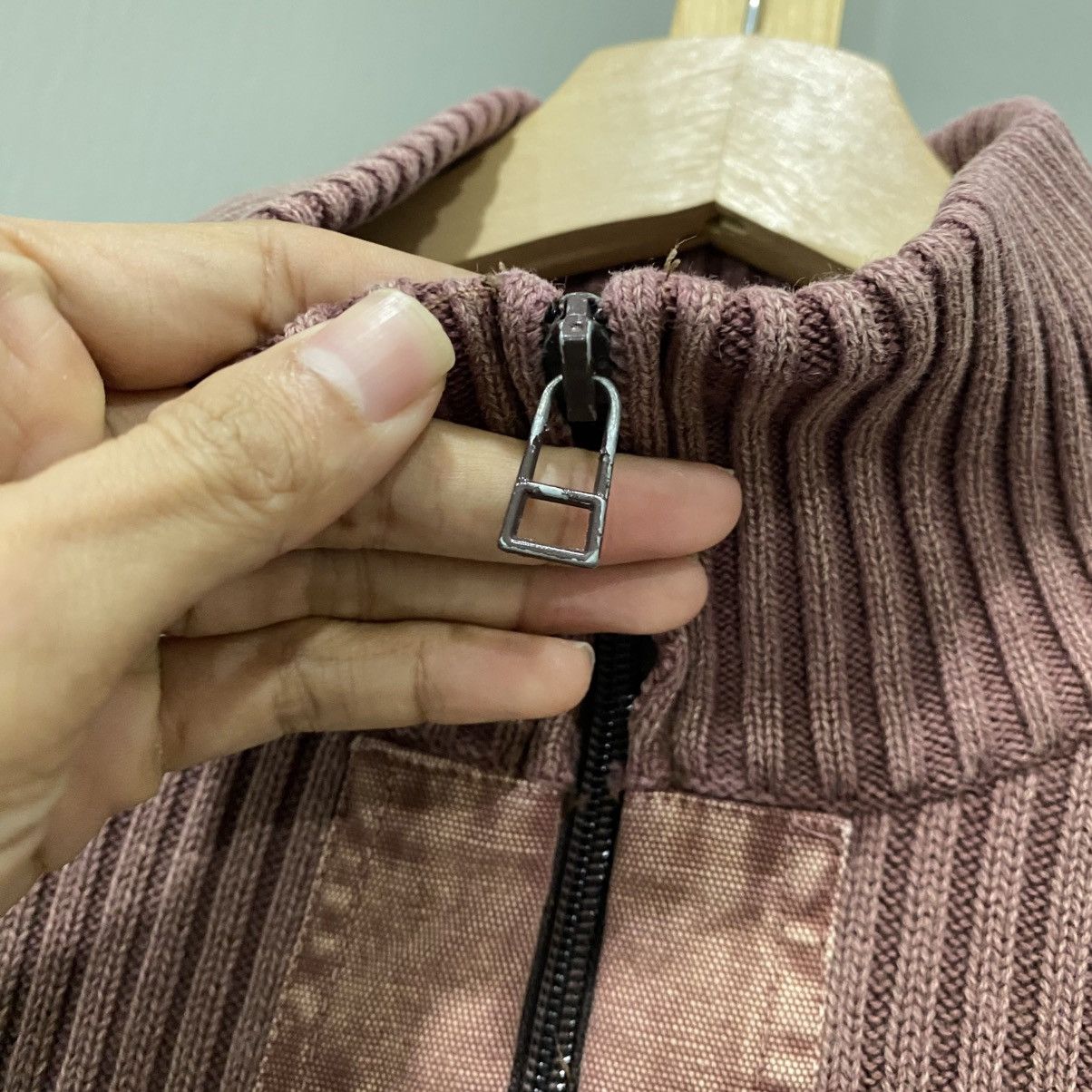 Kansai Yamamoto Kansai Jeans Ribbed Knit Zip Sweater Archive Y2K Japanese Size US S / EU 44-46 / 1 - 7 Thumbnail