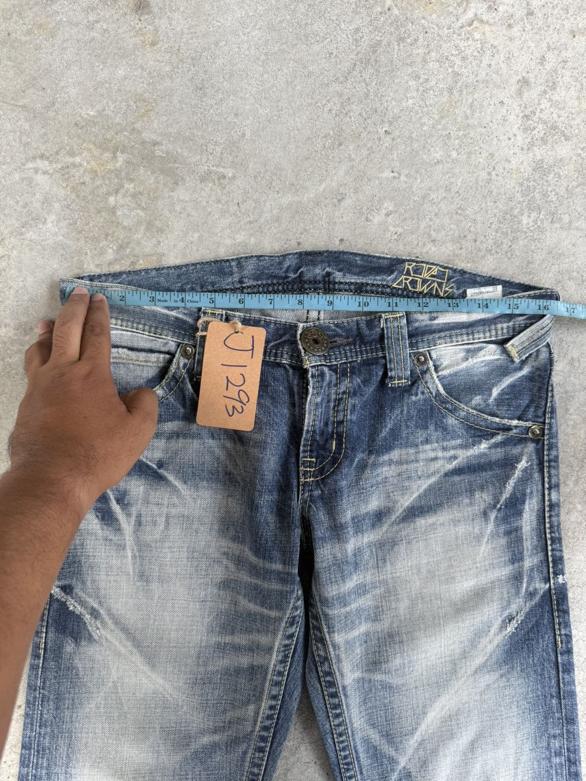 If Six Was Nine Japanese Rodeo Crowns Flared Jeans Distressed Size US 32 / EU 48 - 21 Thumbnail