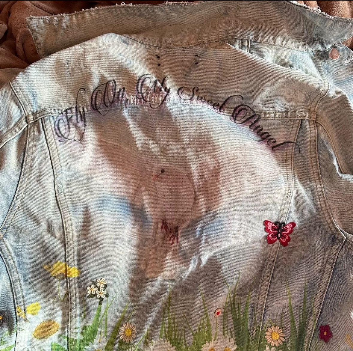 Amiri Amiri peace dove denim jacket Size L / US 10 / IT 46 - 7 Thumbnail