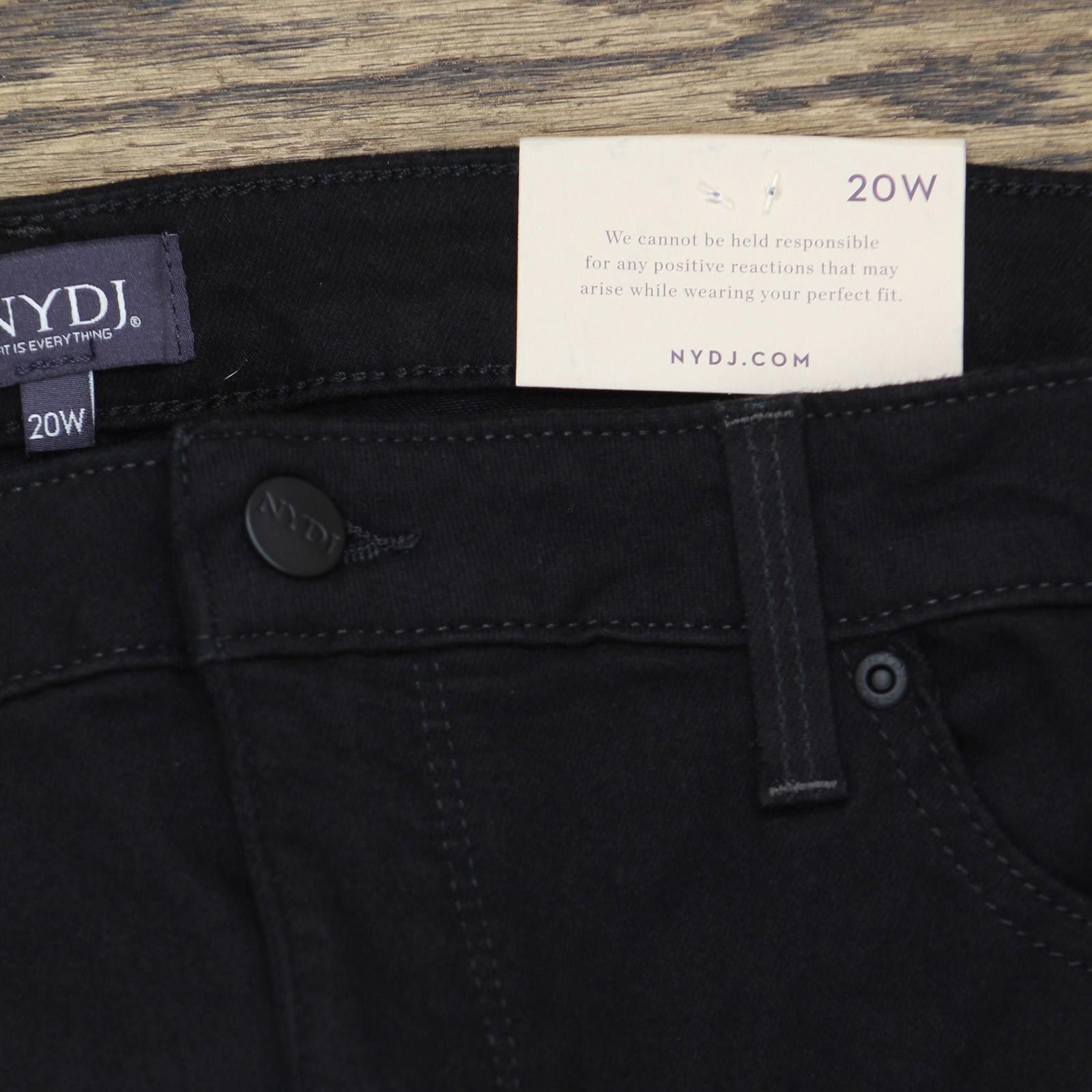 Other Nwt Nydj Plus Size Sheri Slim Jeans Wnbbss8518 Black 20w Size 42" / US 20 - 5 Thumbnail