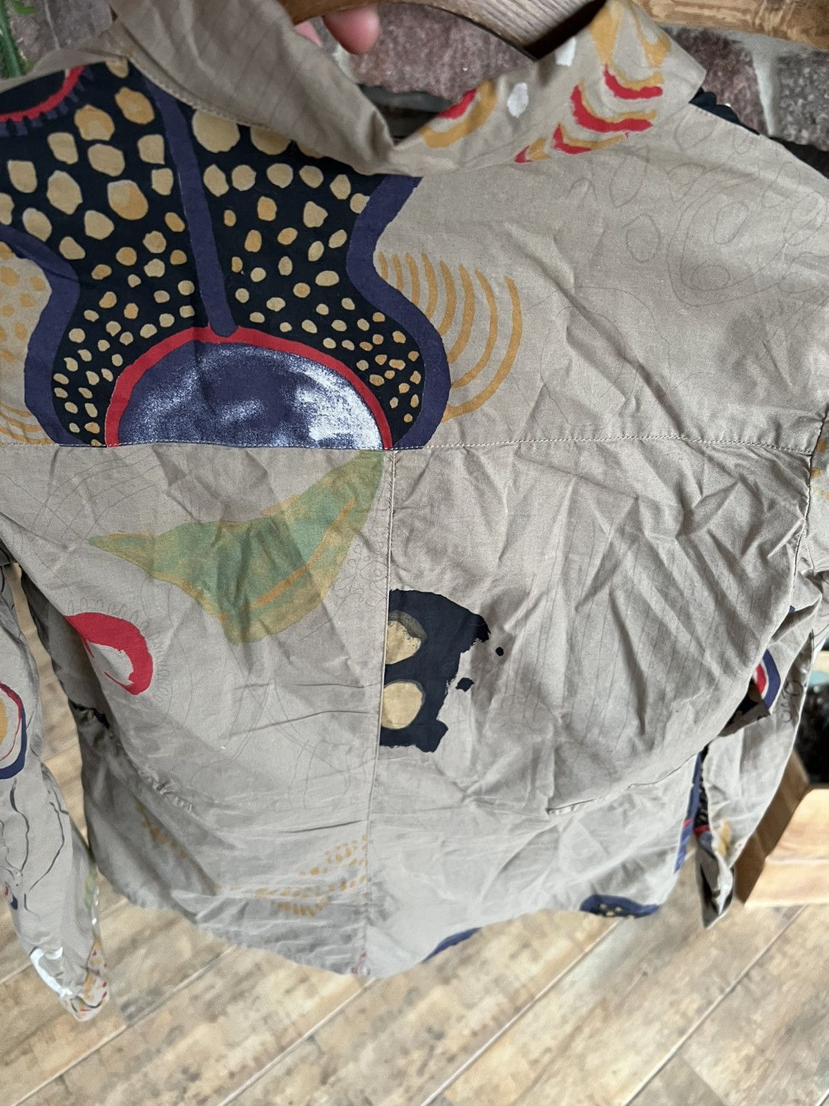 Kenzo × Vintage Kenzo vintage Shirt, 38size, abstract, Size US M / EU 48-50 / 2 - 5 Thumbnail