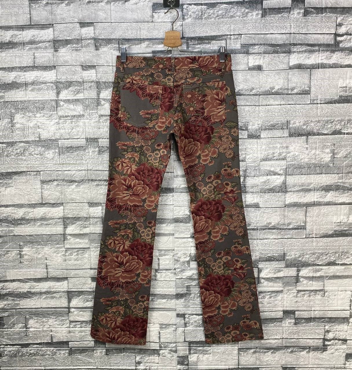 5351 POUR LES HOMMES RARE NWT CHEALSEA OLD FLOWER ABSTRACT SLIMFIT FLARED LOWRISE Size US 28 / EU 44 - 8 Thumbnail