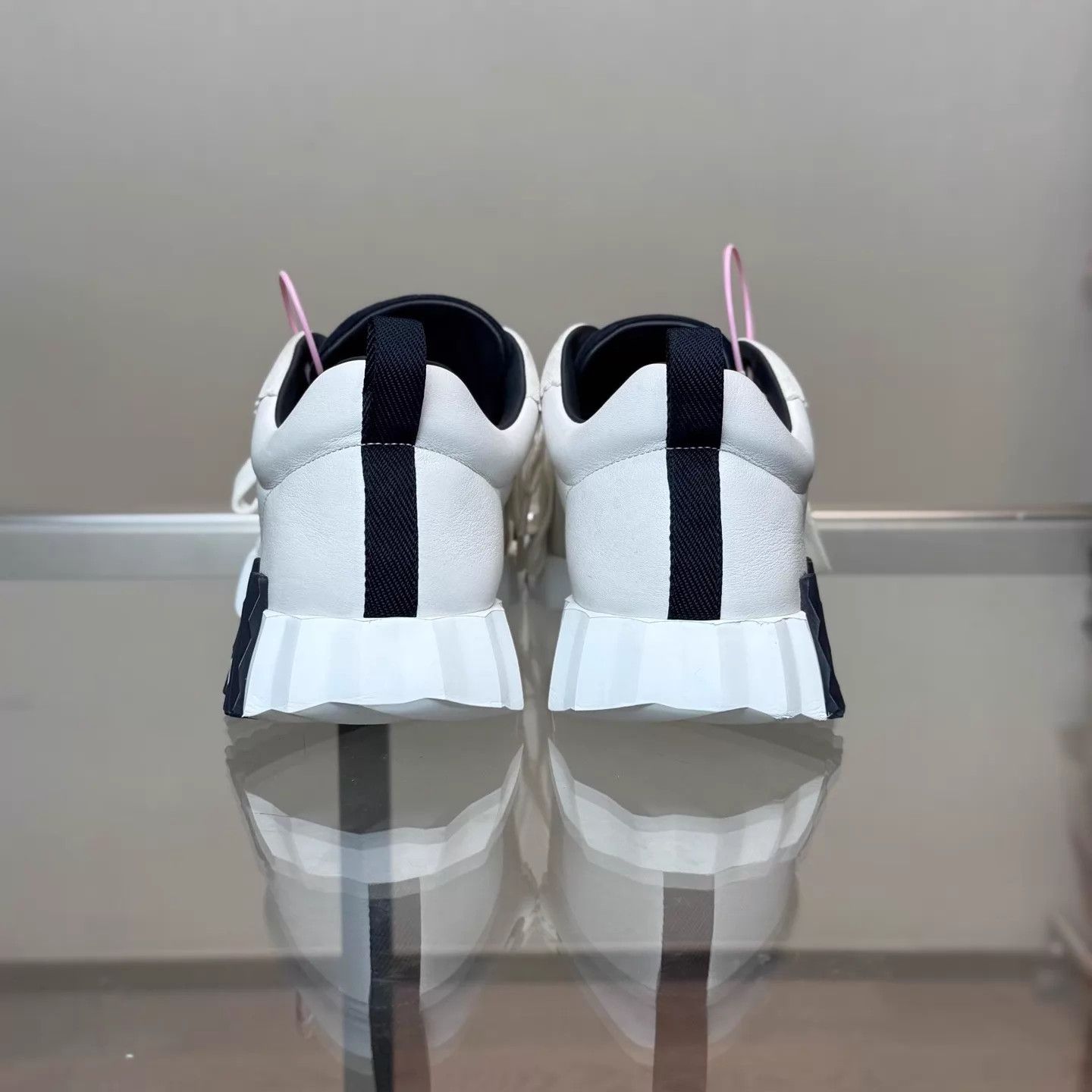 Hermes HERMES Bouncing Black & White Sneakers Size 40 99 Size US 7 / EU 40 - 4 Thumbnail