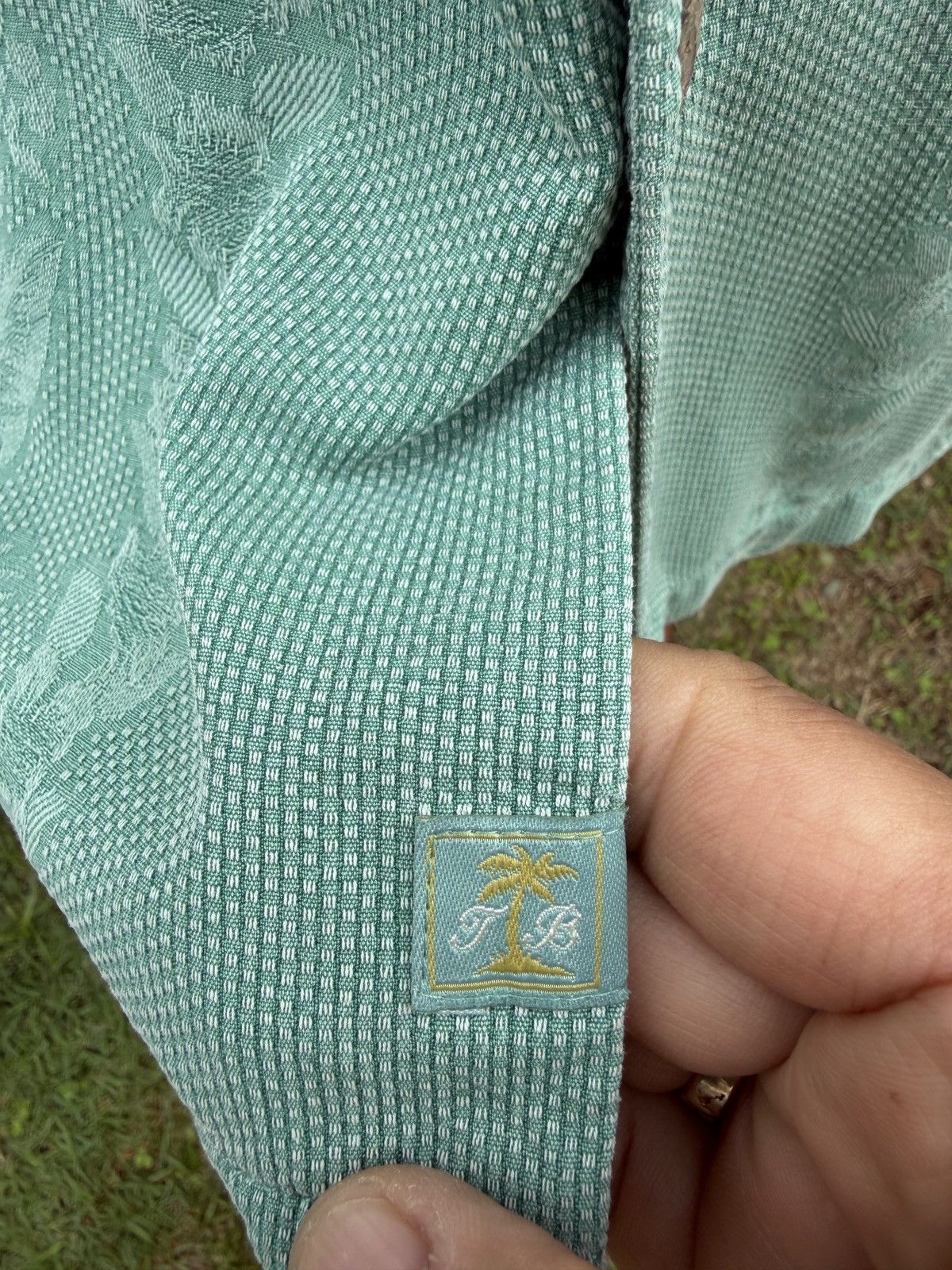 Tommy Bahama PreOwned Tommy Bahama Green Hawaiian Print Men's XL Size US XL / EU 56 / 4 - 4 Thumbnail