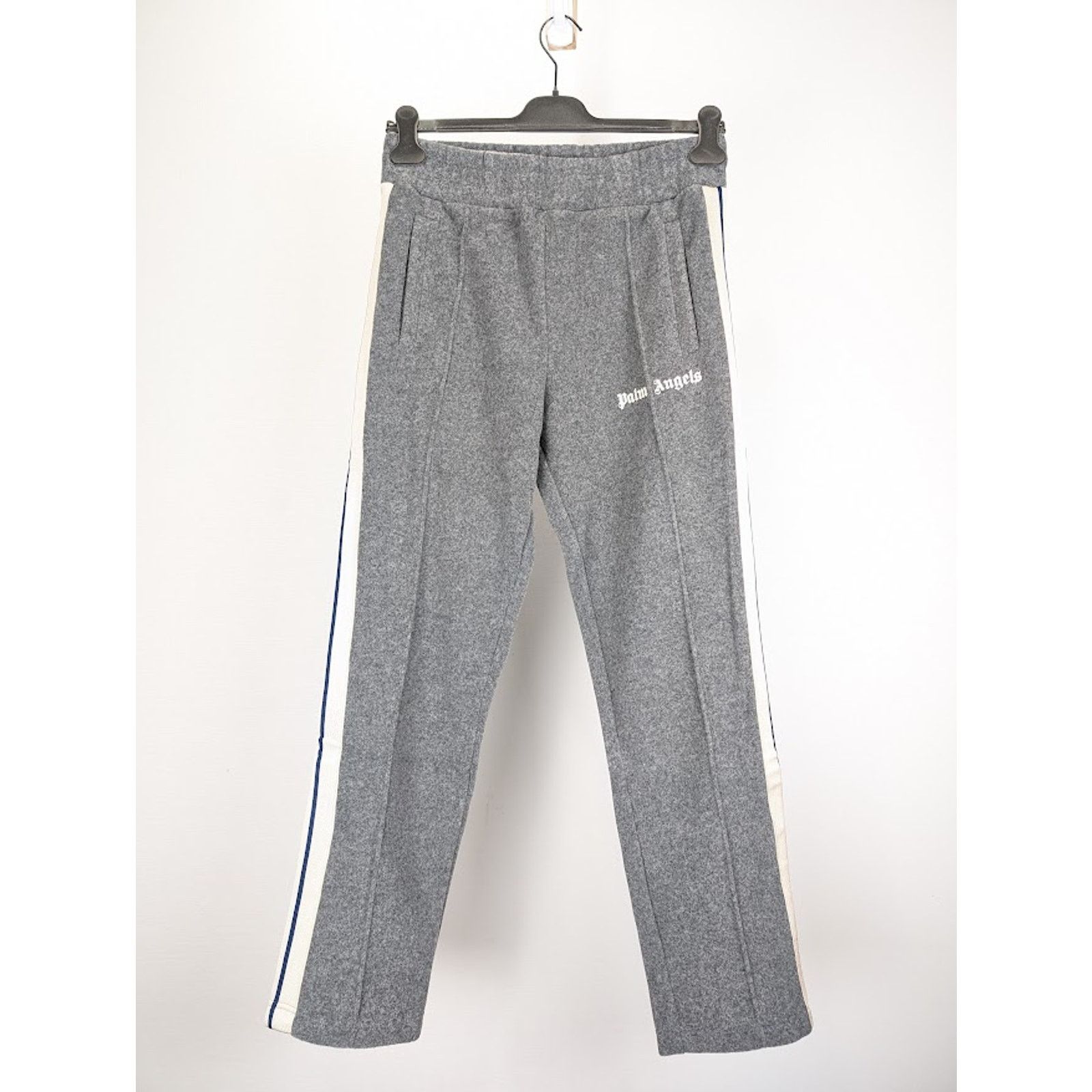 o1rshd1 Wool Track Pants in Black/White Large