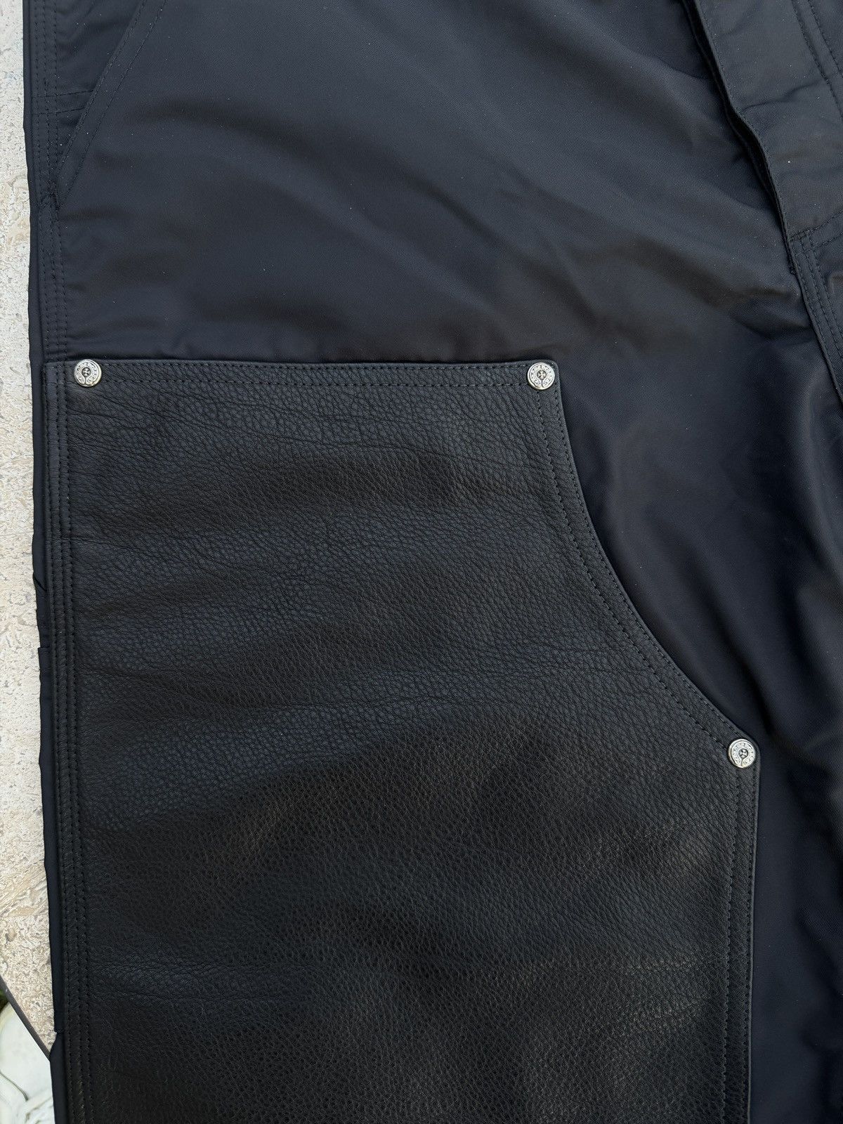 Chrome Hearts Chrome Hearts Nylon Leather Double Knee Shorts Size US 30 / EU 46 - 9 Thumbnail