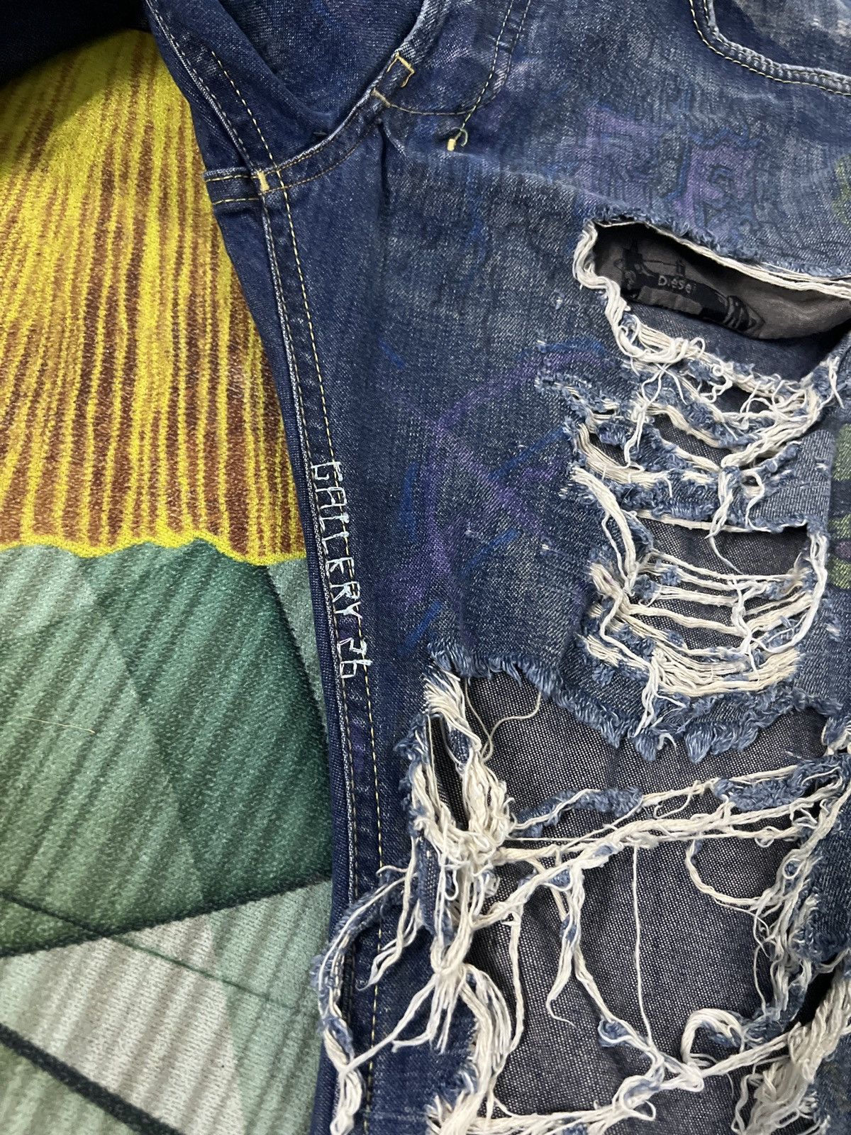 If Six Was Nine Flare Distressed Diesel Denim Gallery Sick Jean Size US 33 - 19 Thumbnail