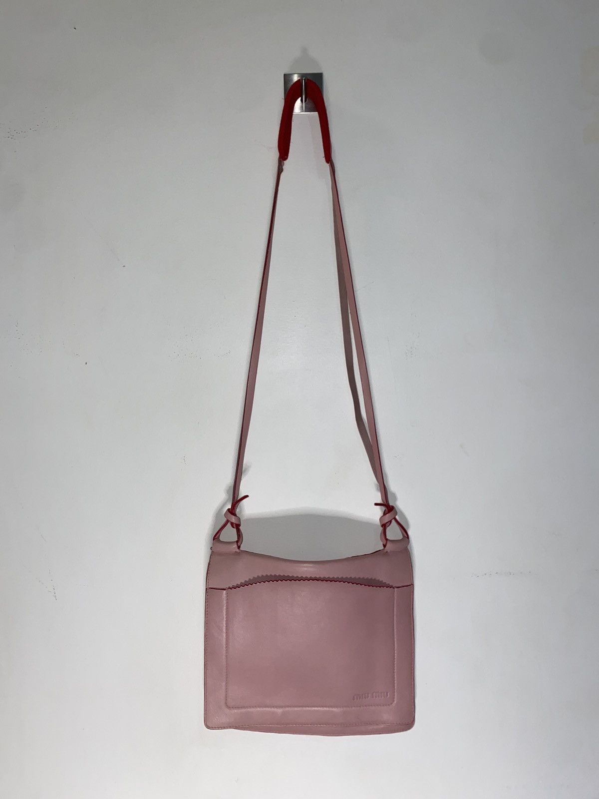Miu Miu Miu Miu AW 1999 Pink lambskin leather crossbody Size ONE SIZE - 2 Thumbnail