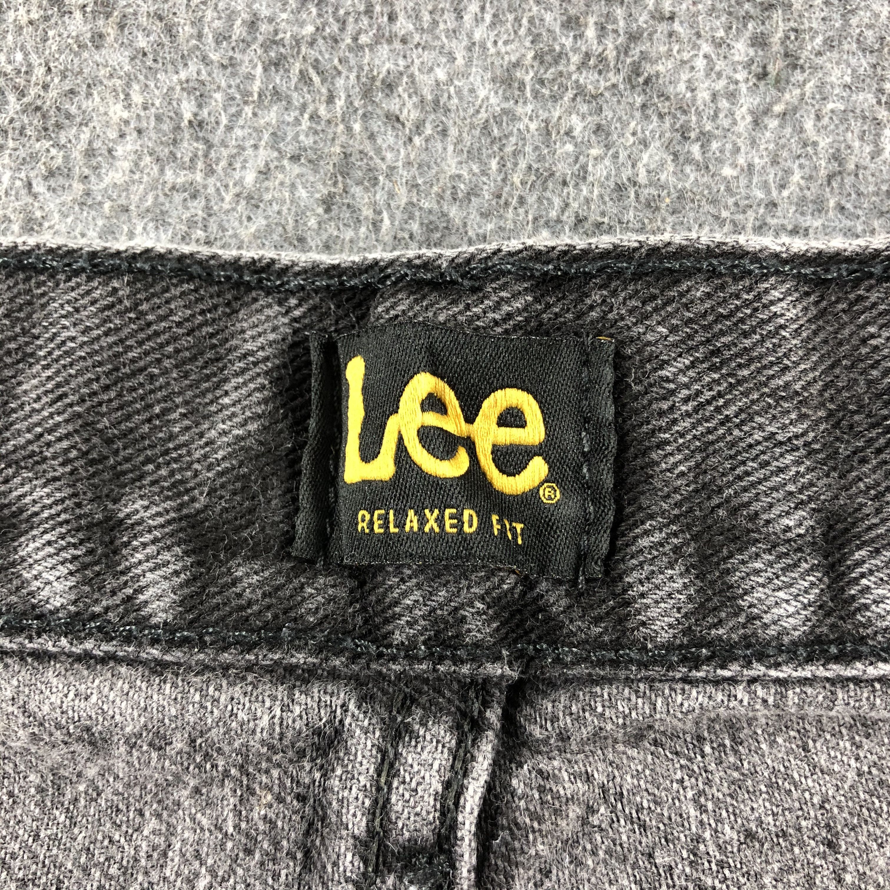 Lee Vintage Faded Black Lee Jeans-J2499 Size US 36 / EU 52 - 9 Thumbnail