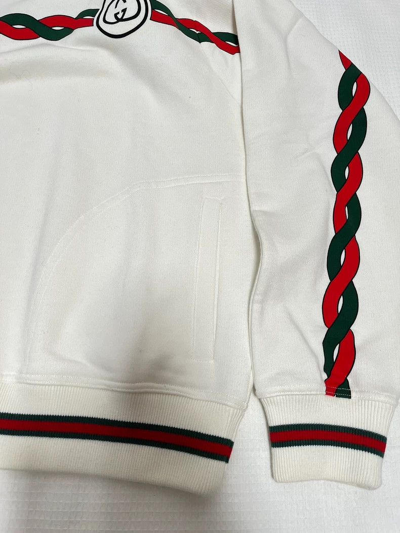 Gucci Gucci White round-neck sweatshirt 2502-Nextarrow Size US S / EU 44-46 / 1 - 3 Thumbnail