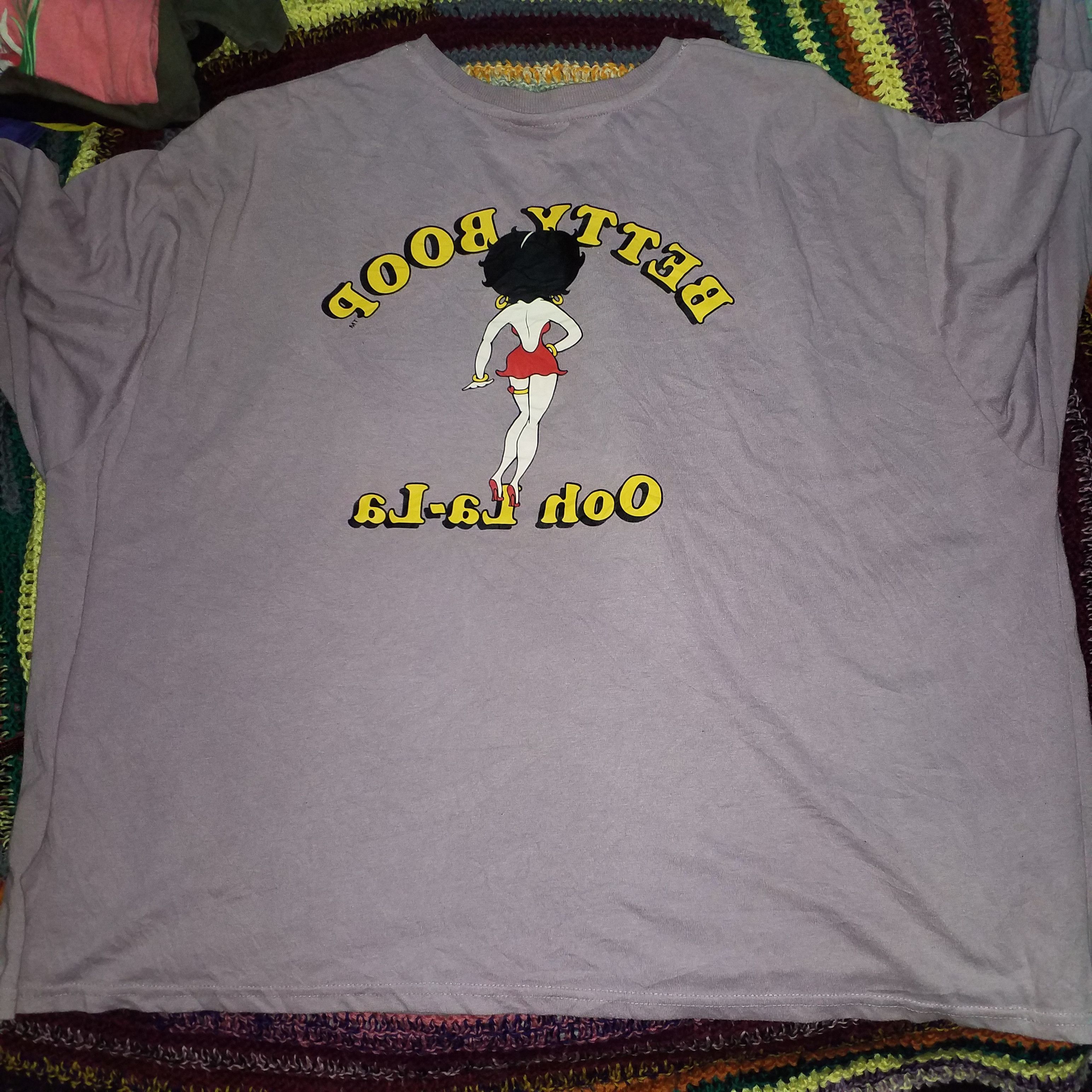Japanese Brand STRANGE HEAVEN X BETTY BOOP CHEST 27 LONG 27 INCH Size 4XL / US 24-26 - 5 Thumbnail