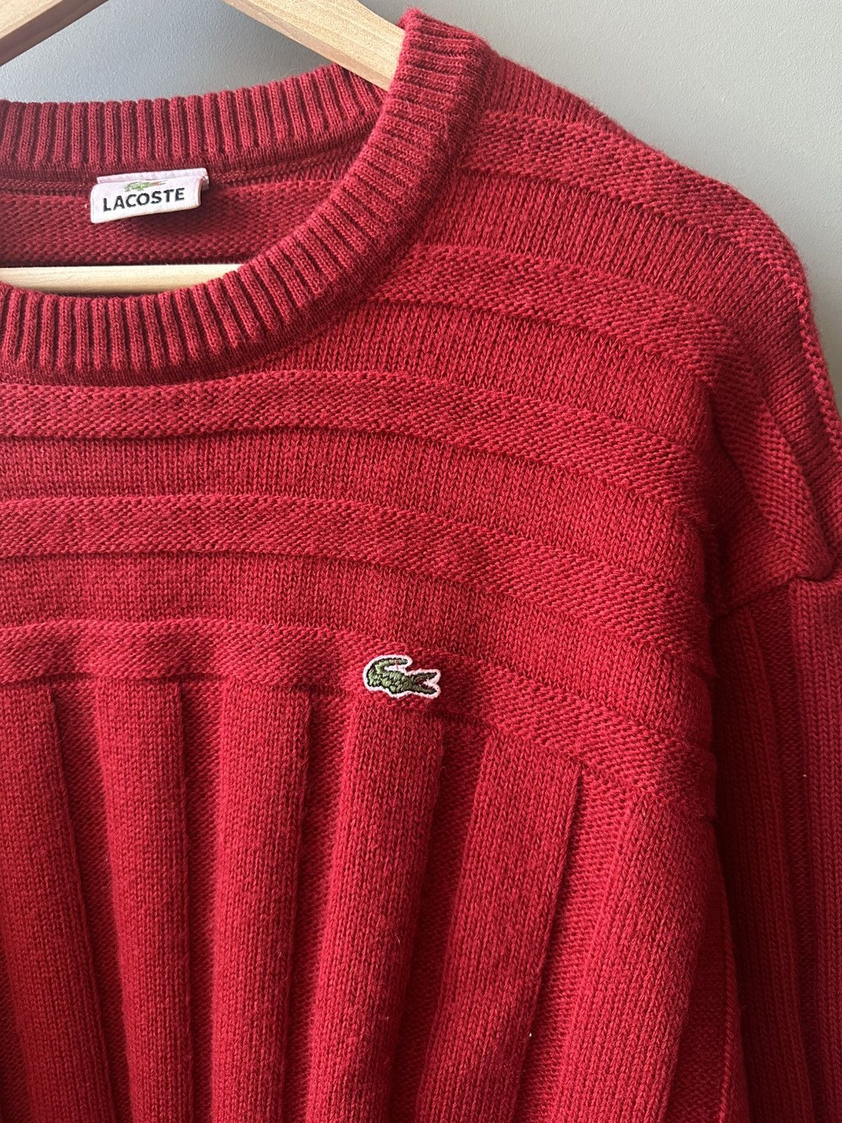 Lacoste Lacoste Knit Wool Acrylic Sweater Size 8 Size US XL / EU 56 / 4 - 4 Thumbnail