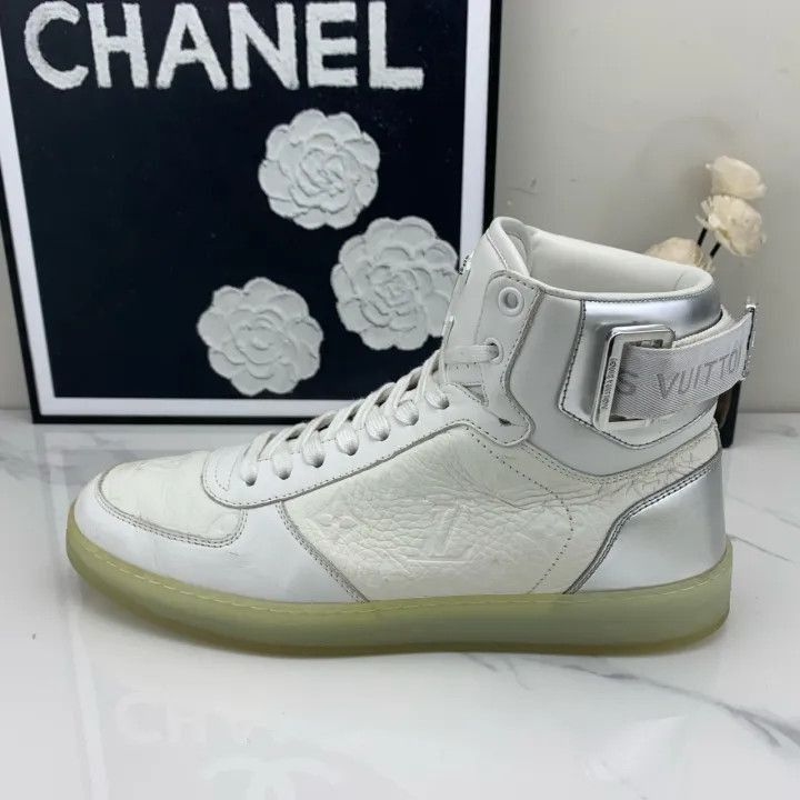 Louis Vuitton Louis Vuitton Rivoli High-Top Fashion Sneakers -2508 Size US 8 / EU 41 - 7 Thumbnail