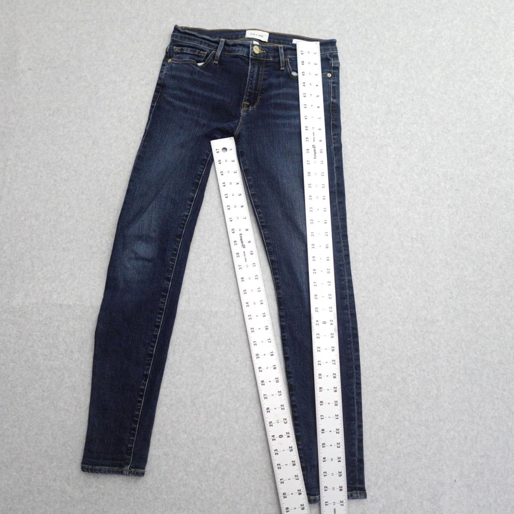 Frame FRAME Jeans Womens Size 27 Skinny Stretch Medium Wash Blue Size 27" / US 4 / IT 40 - 4 Thumbnail