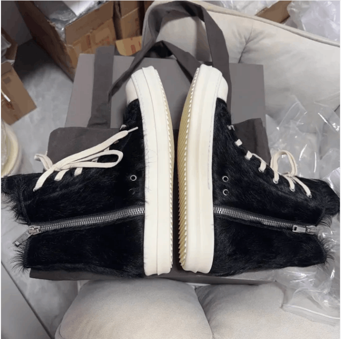 Rick Owens Rick Owens Hi-Top Sneakers Size US 9.5 / EU 42-43 - 4 Thumbnail