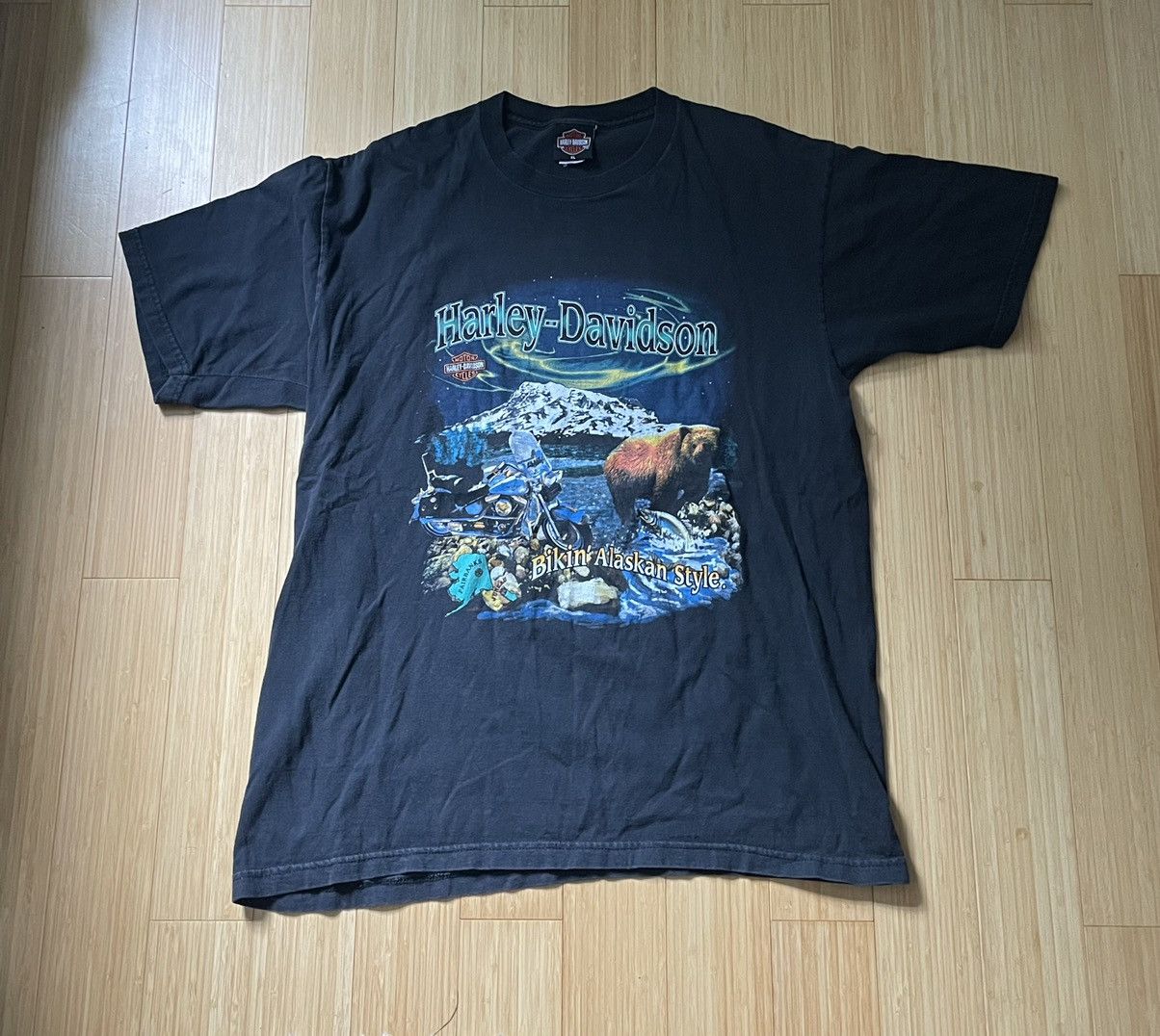 Harley Davidson × Vintage Vintage Harley Davidson Graphic Size US XL / EU 56 / 4 - 1 Thumbnail