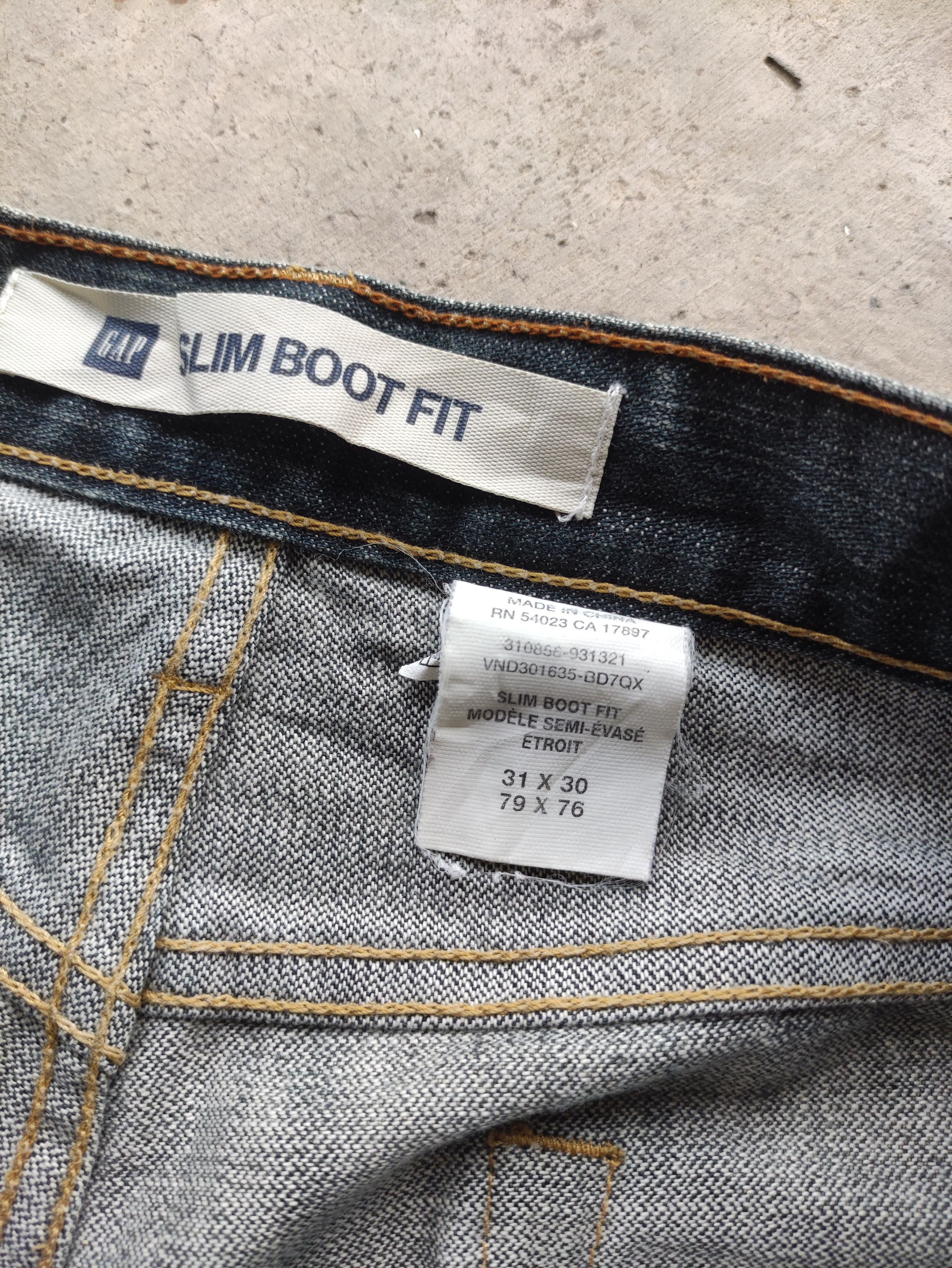 Gap Vintage Gap Micro Flare Jean Distressed Faded Denim Size US 32 / EU 48 - 7 Thumbnail