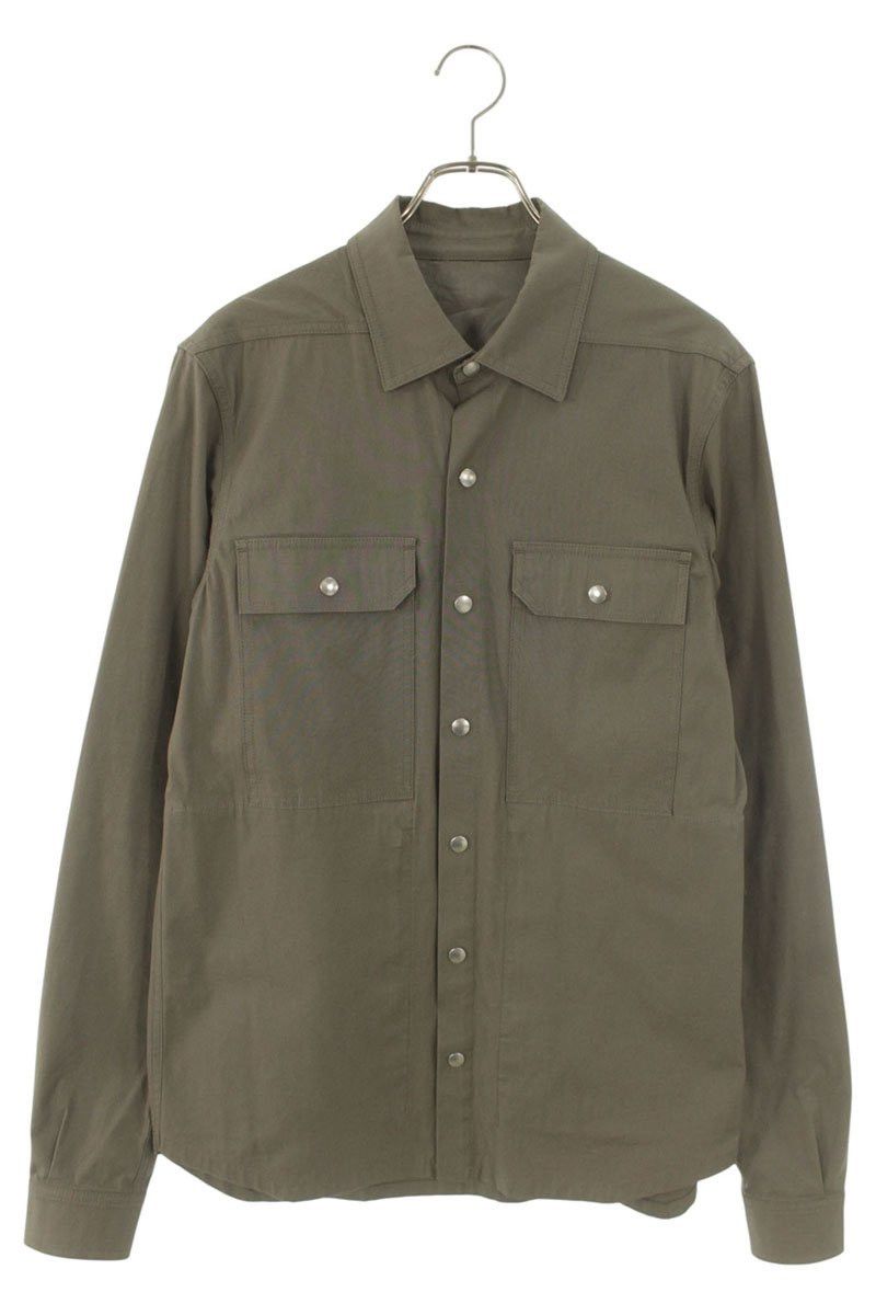 Rick Owens 20ss Ufw Print Back Outershirt Gray Size M, Men's