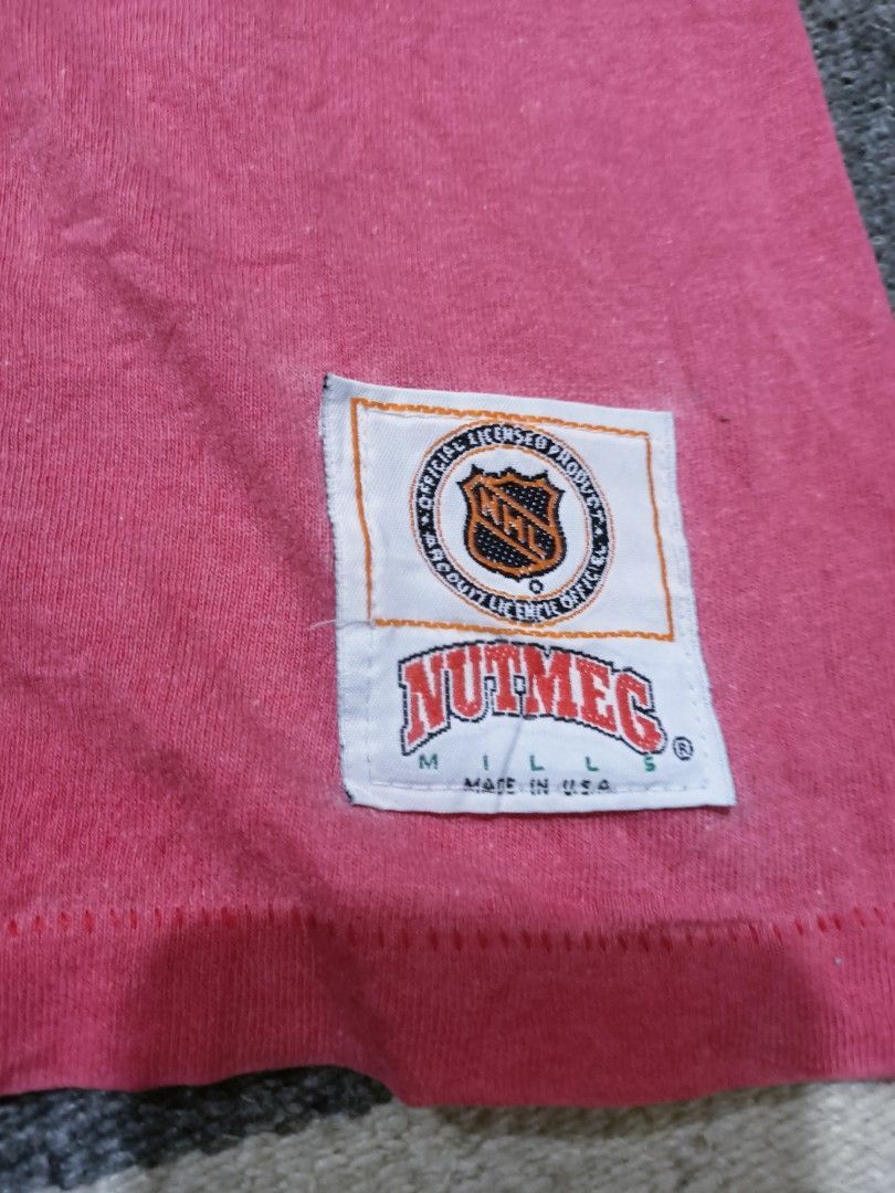 NHL Vintage 90's NHL Chicago Blackhawks Nutmeg shirt Size US M / EU 48-50 / 2 - 6 Thumbnail