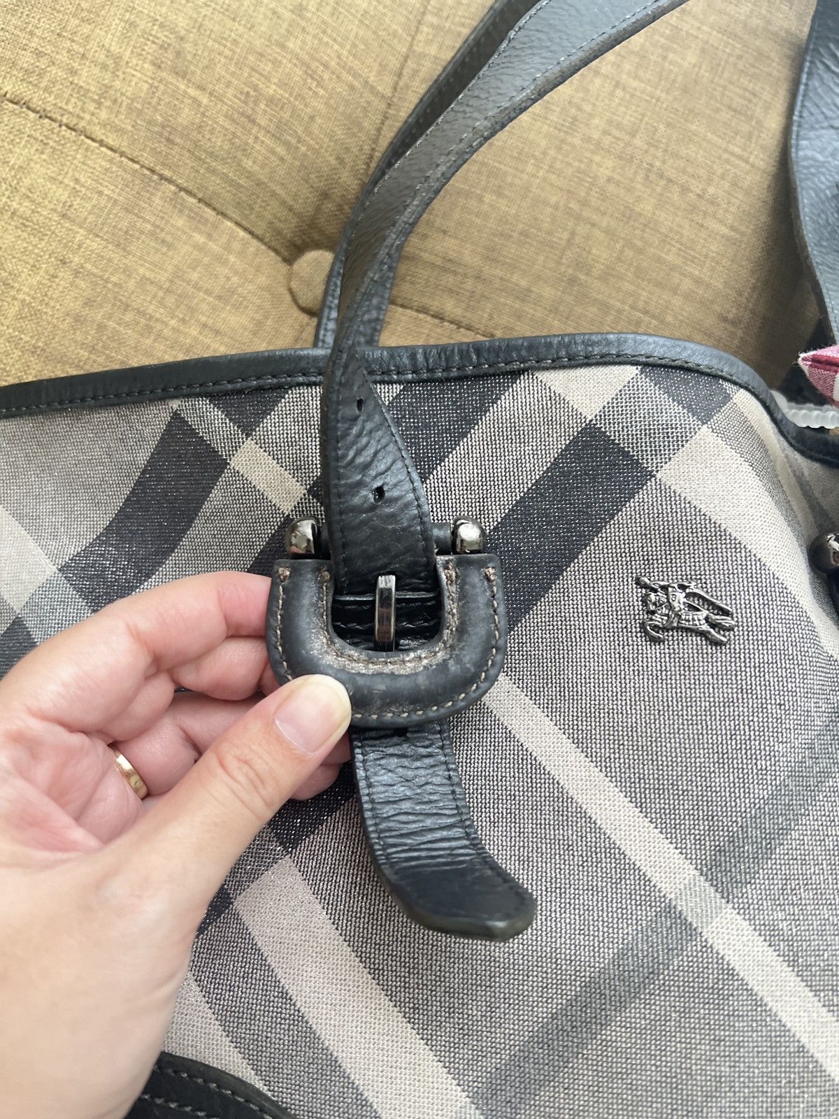 Burberry Tote Burberry Vintage Size ONE SIZE - 8 Thumbnail