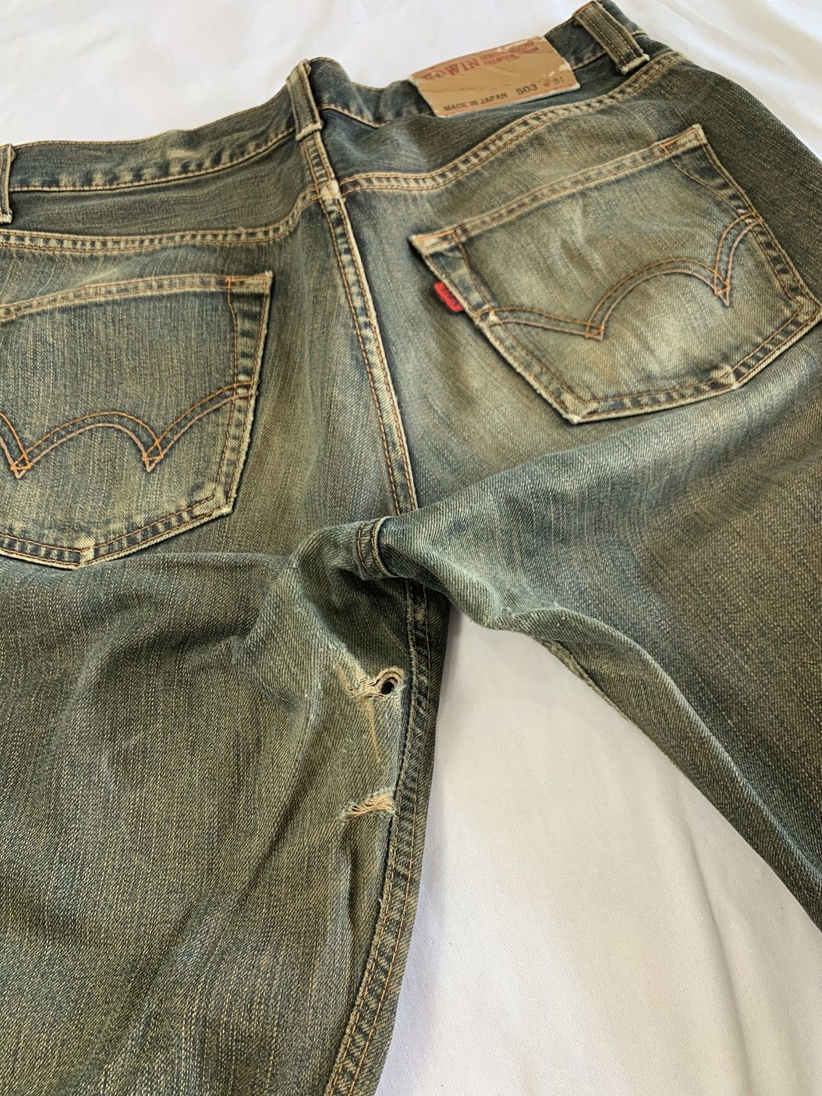 Edwin vintage dirty fade edwin jeans kapital hysteric fuga denime Size US 32 / EU 48 - 9 Thumbnail