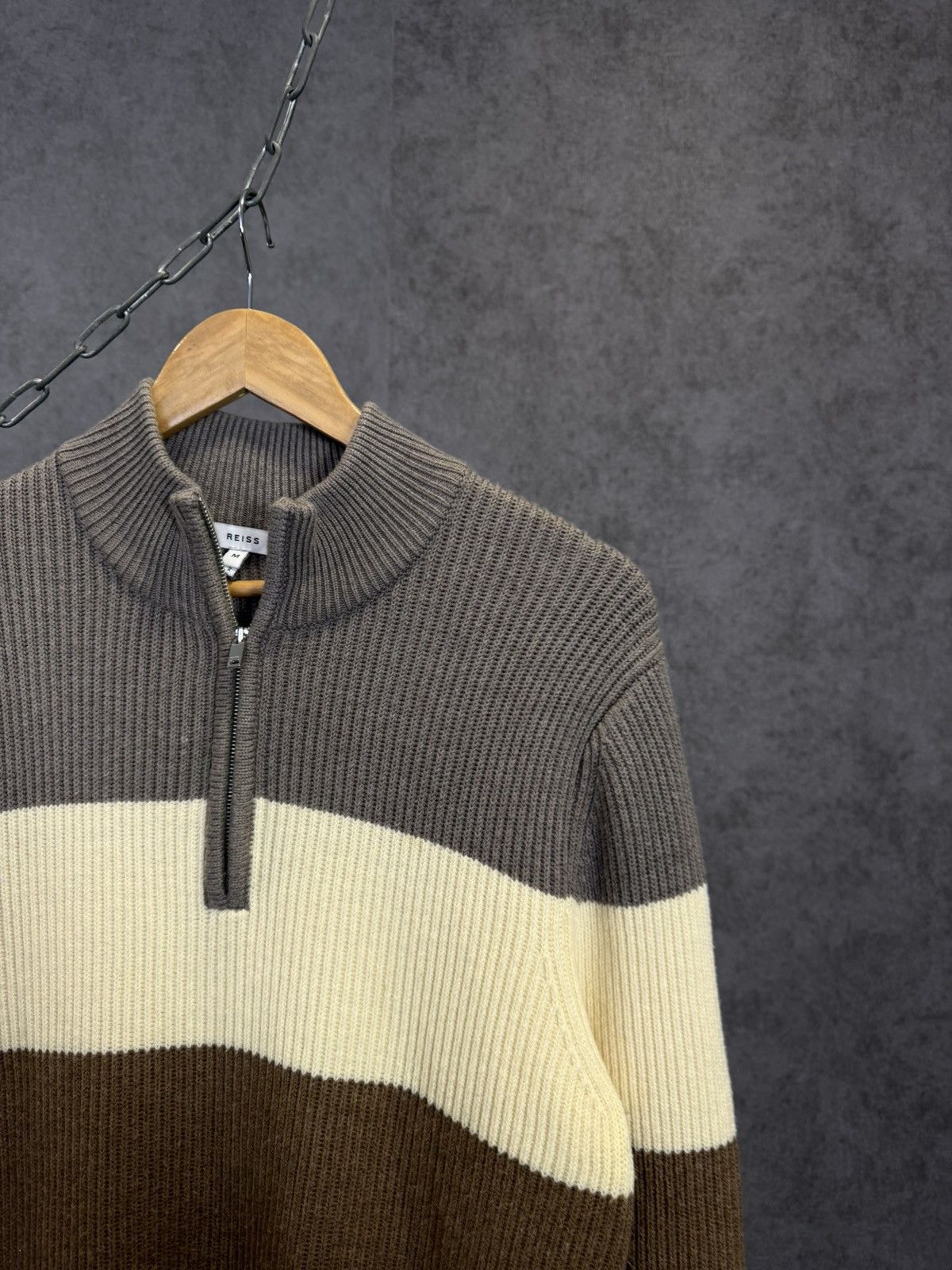 Reiss Reiss designer 1/3 zip sweater Size US M / EU 48-50 / 2 - 2 Thumbnail