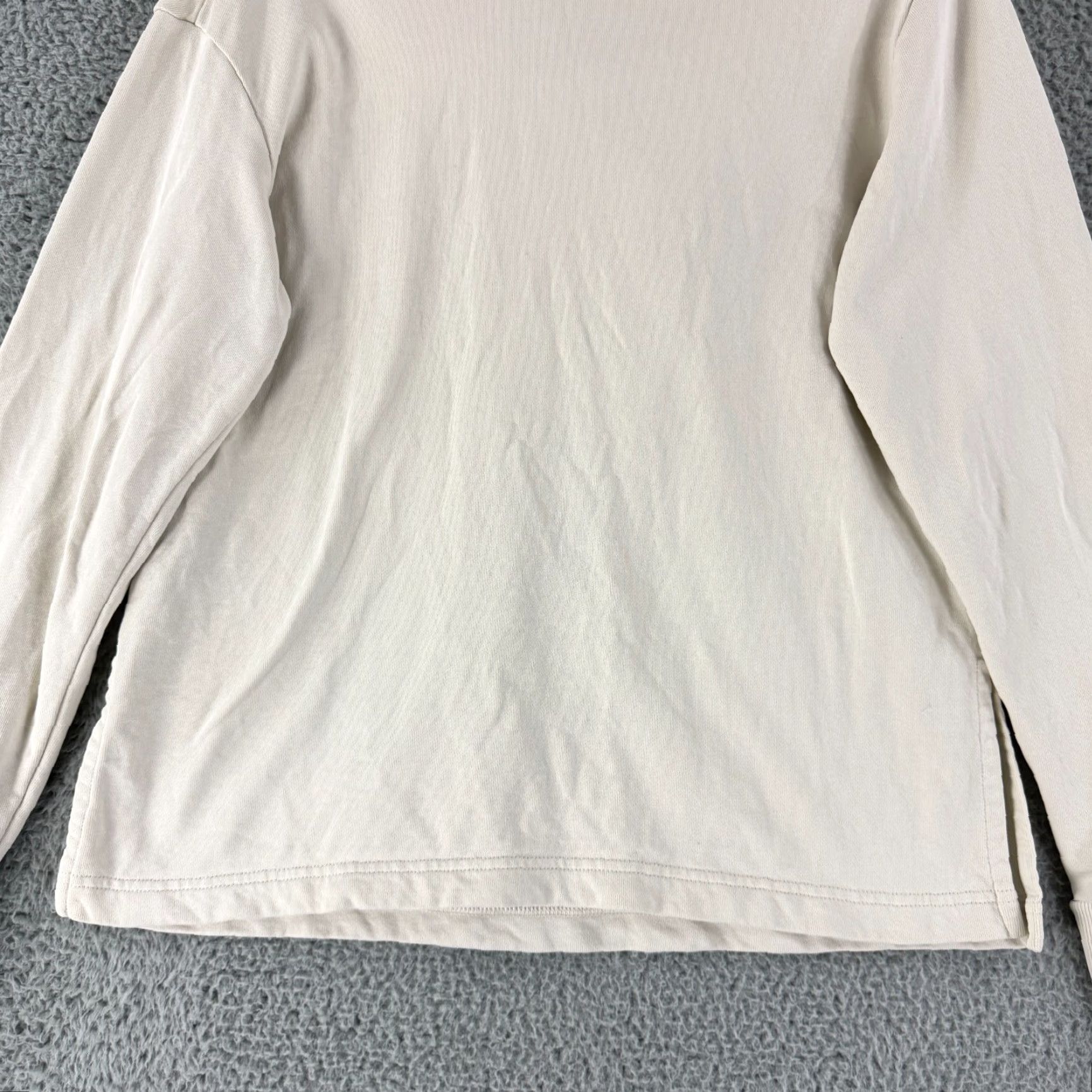Patagonia Patagonia Regenerative Organic Cotton Sweater Womens Small Ivory Pullover LS Size S / US 4 / IT 40 - 4 Thumbnail