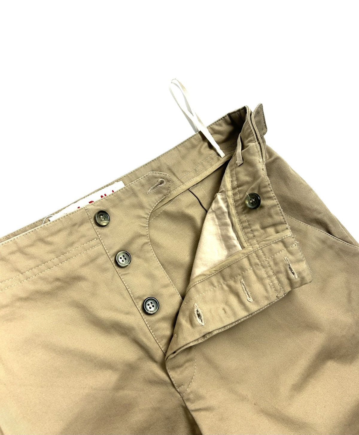 Marni Marni Archive Cropped Tapered Chinos Beige Pants Men’s 44 S Size US 30 / EU 46 - 10 Thumbnail