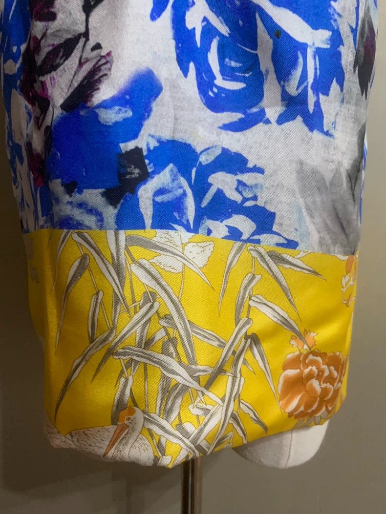 Dries Van Noten Dries Van Noten size:36 Blue printed silk top Size M / US 6-8 / IT 42-44 - 3 Thumbnail