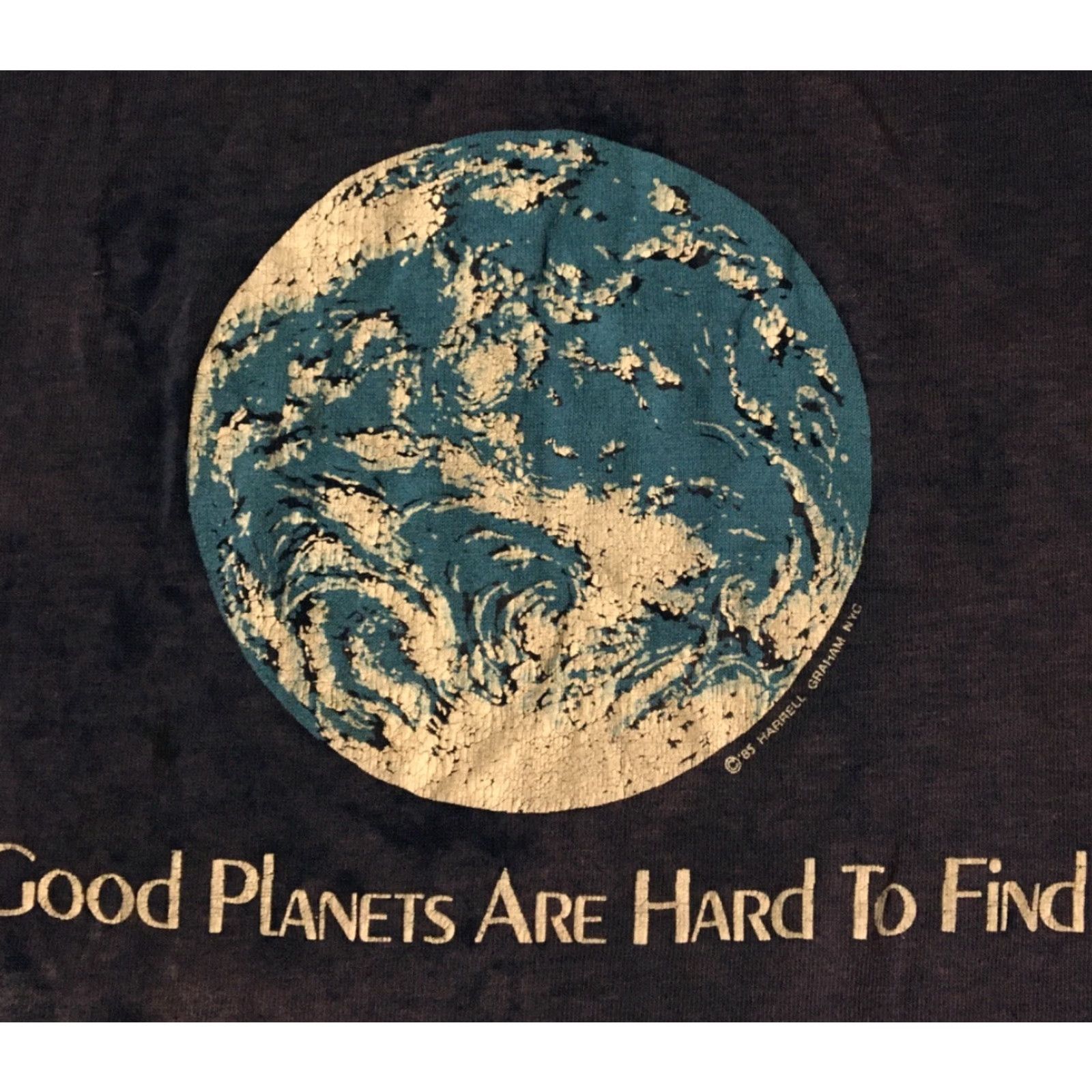 Vintage VINTAGE Good Planets Are Hard To Find Shirt S Size US S / EU 44-46 / 1 - 2 Thumbnail